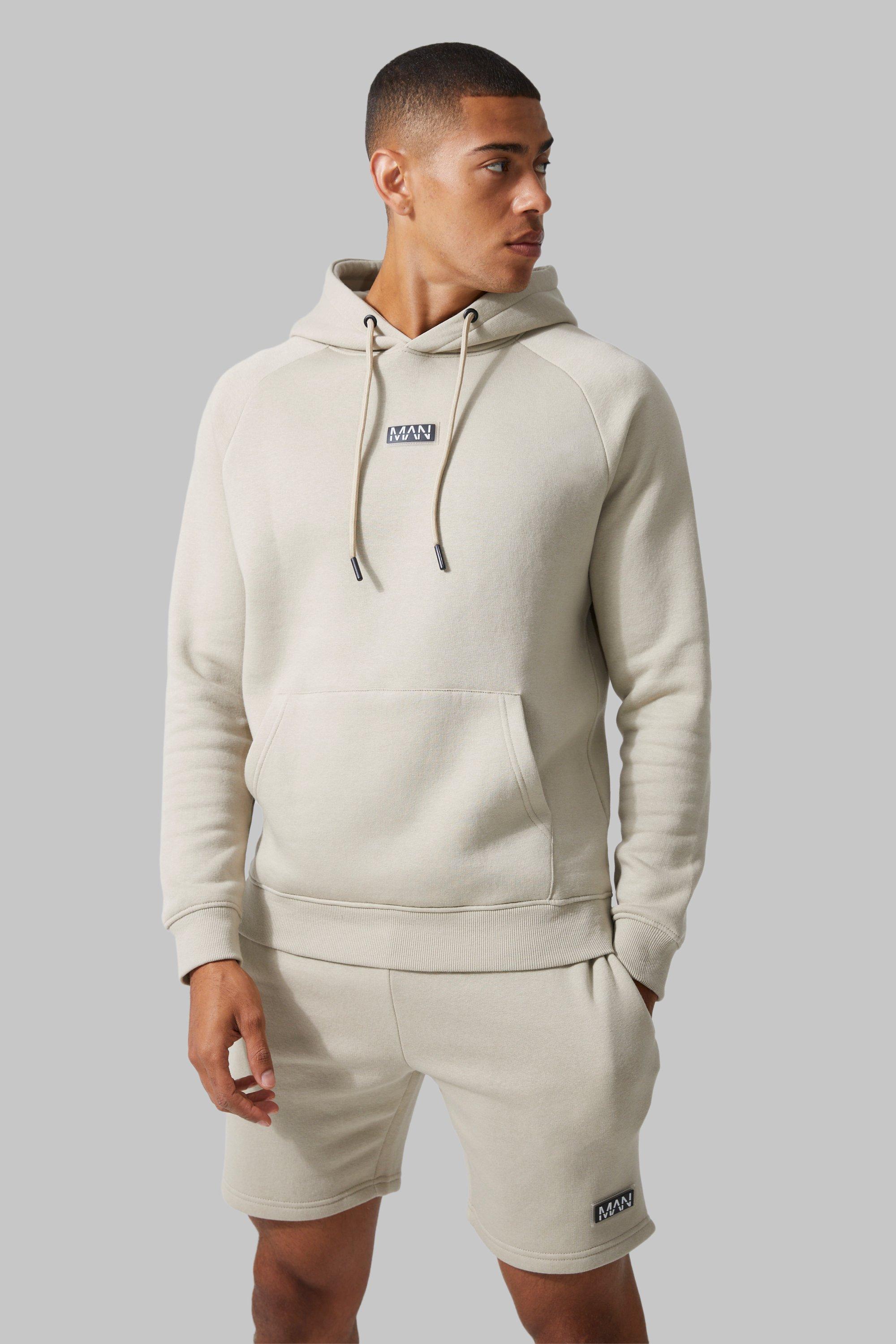 Beige discount hoodie set