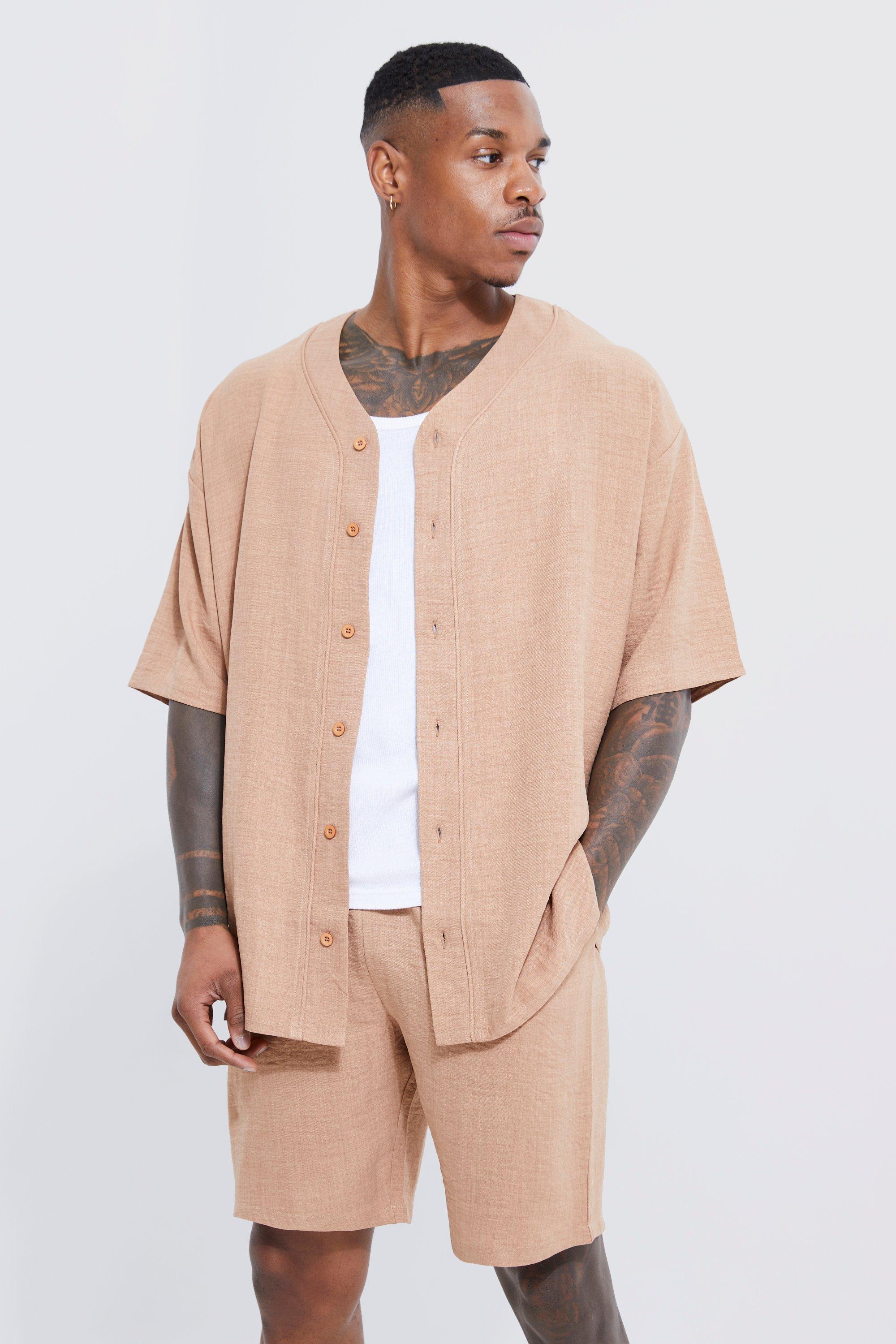 Oversized Longline Baseball Shirt