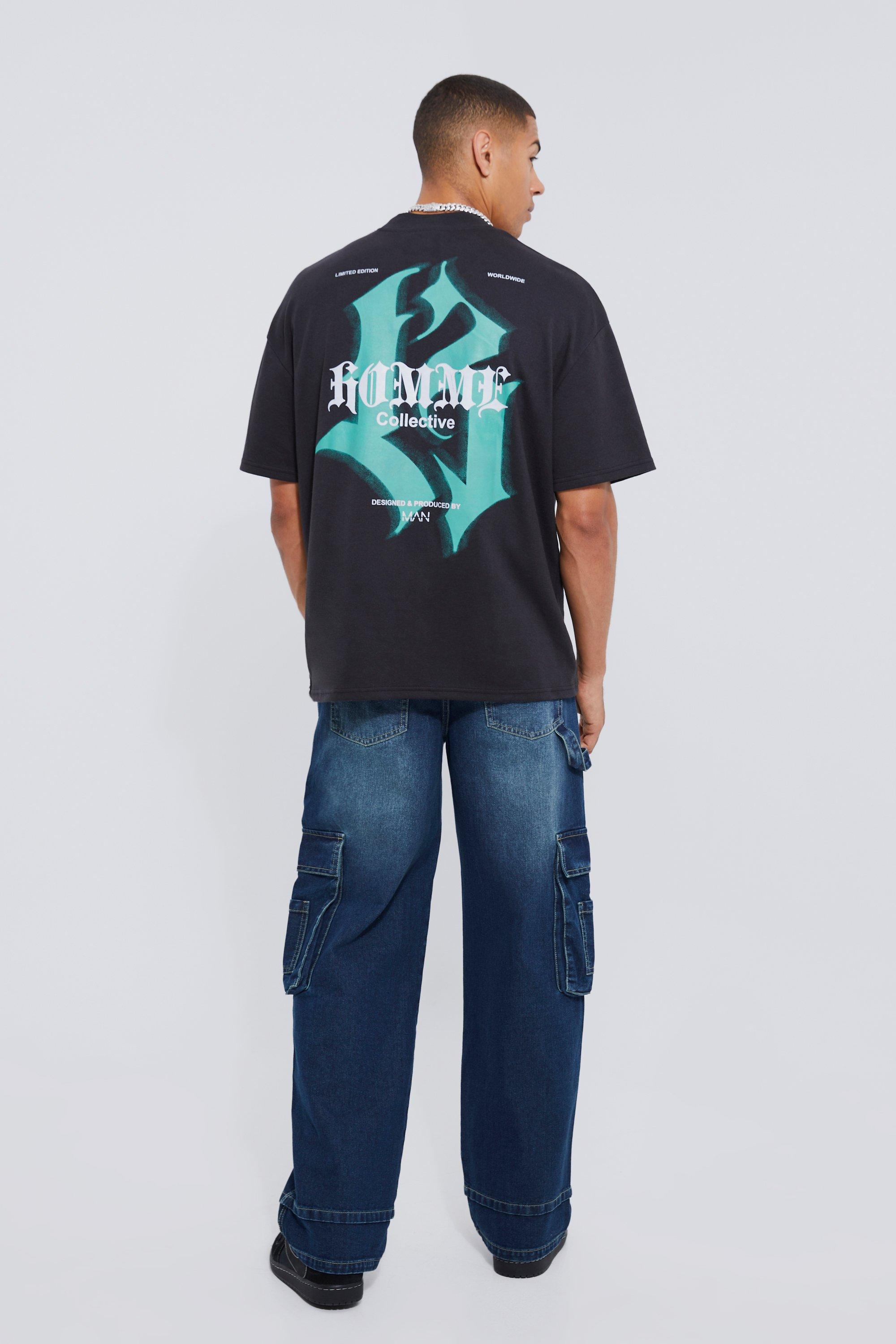boohoo MAN★オーバーサイズ 半袖 インターロック生地 Tシャツ 66360_20.jpg