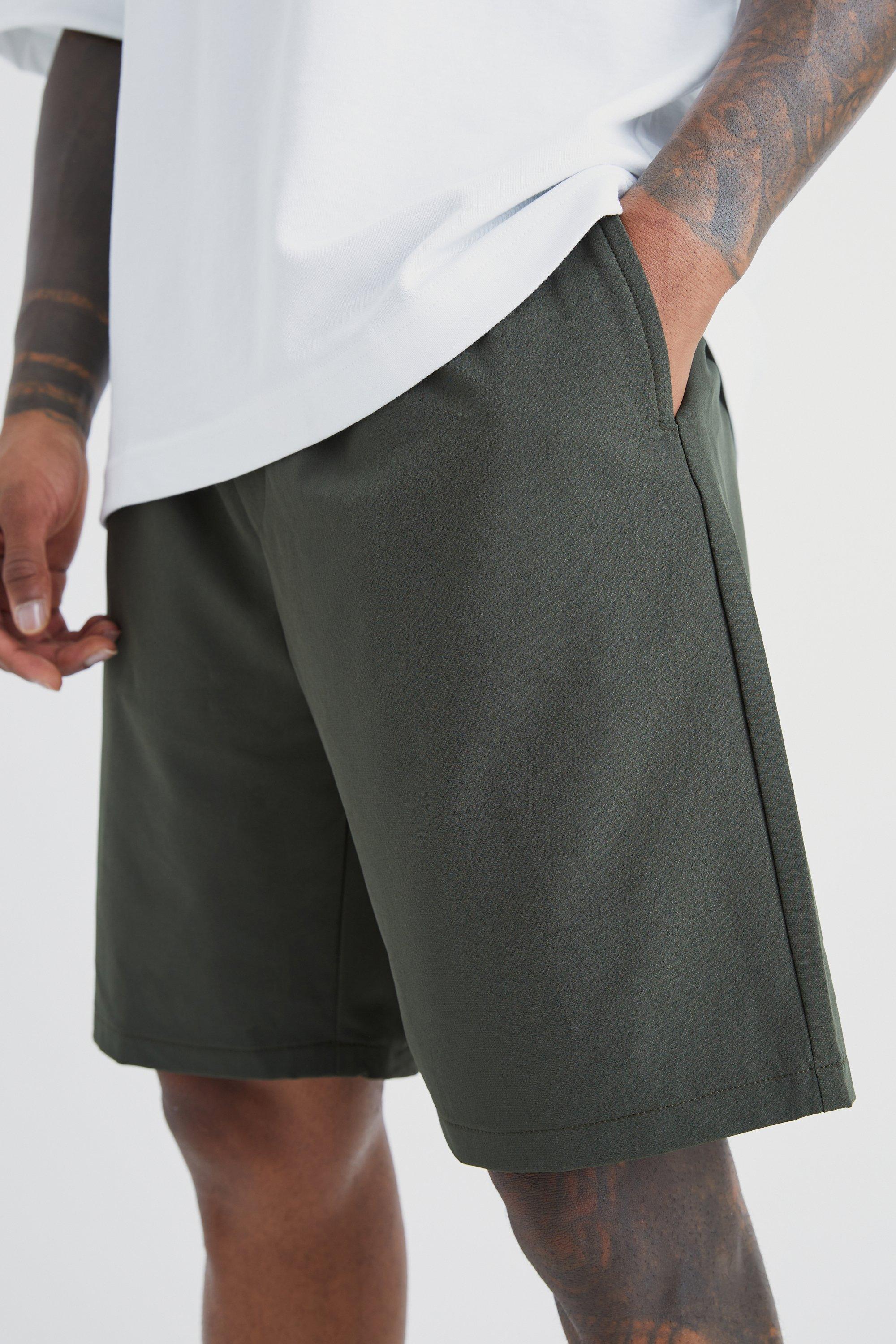 Mens stretch best sale khaki shorts