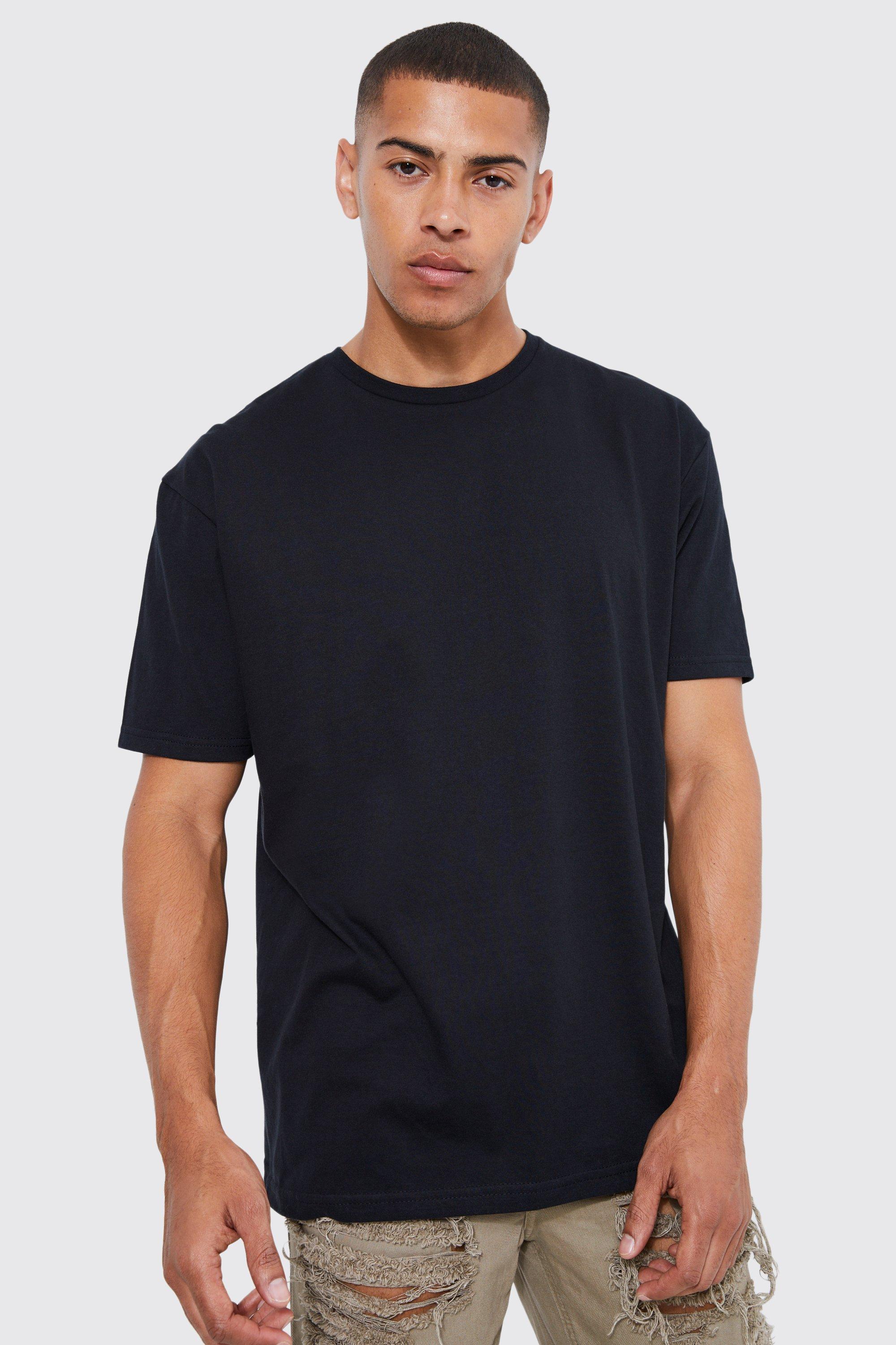 boohoo Mens Oversized Los Angeles Graphic T-Shirt - Black S