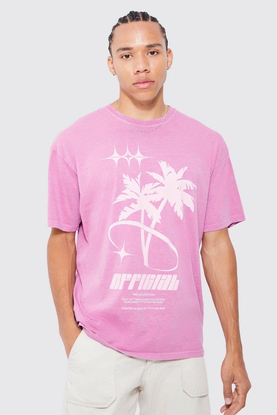 Tall Oversize T-Shirt, Pink