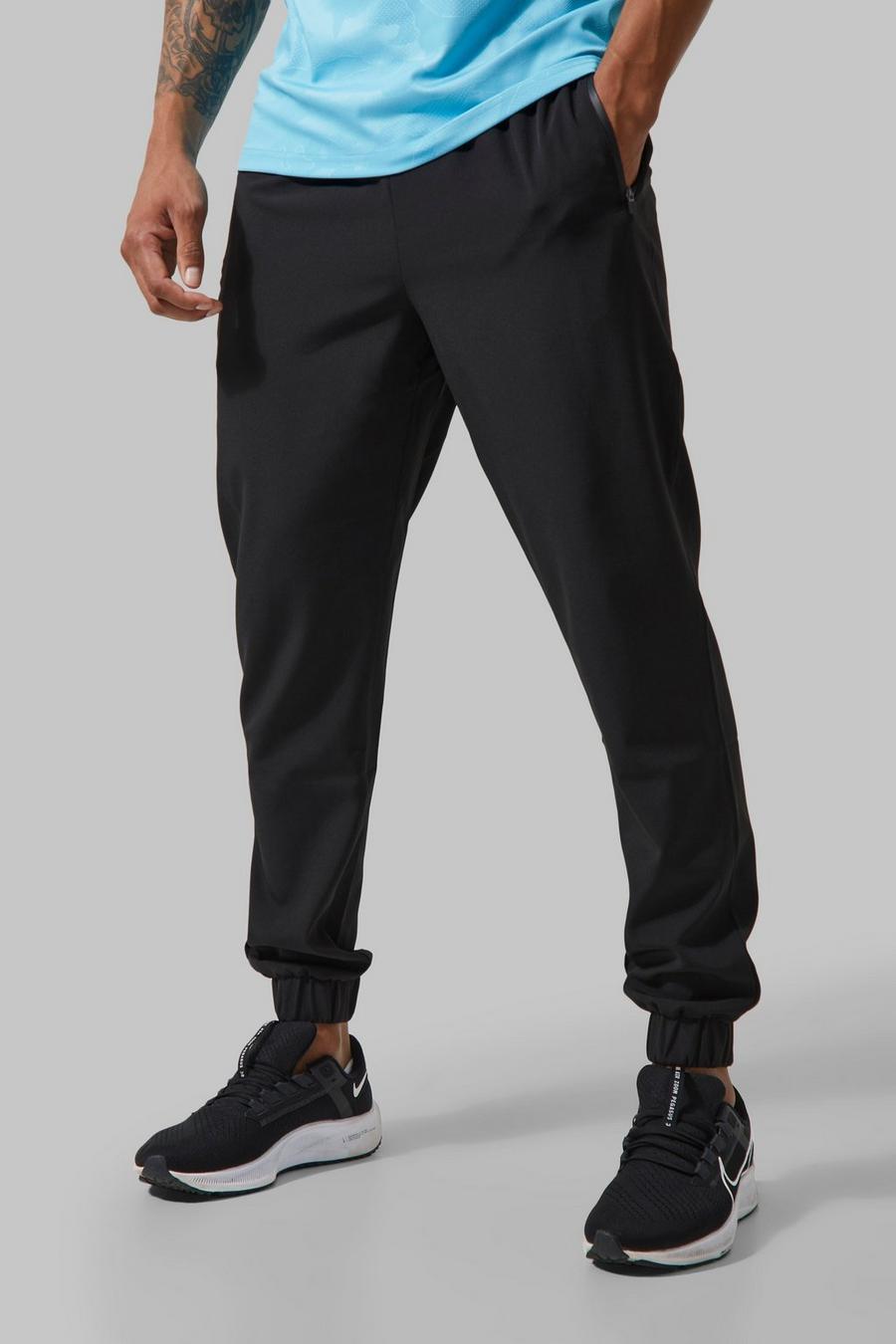 Black Man Active Gym Tapered Jogger