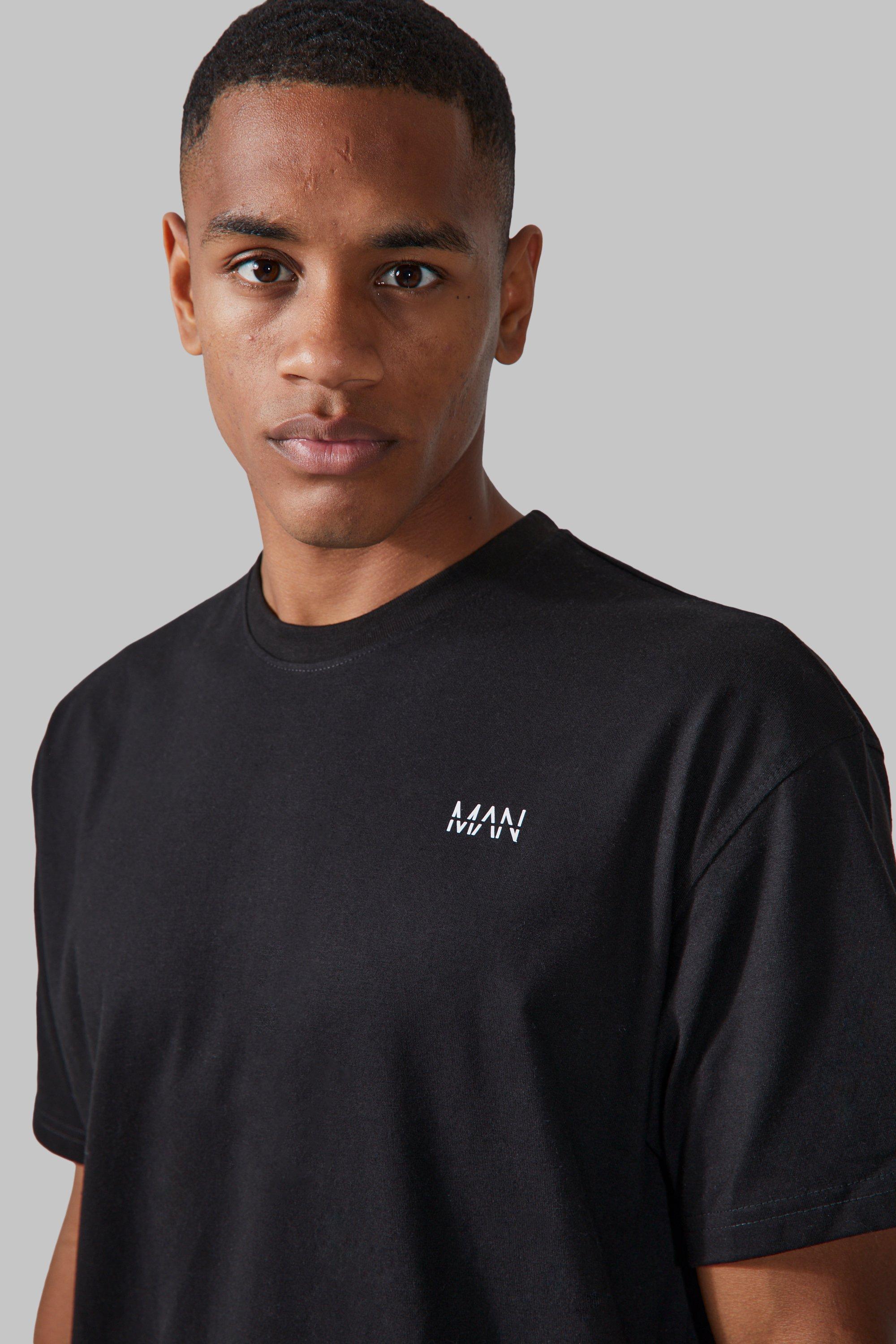 curved hem graphic tee
