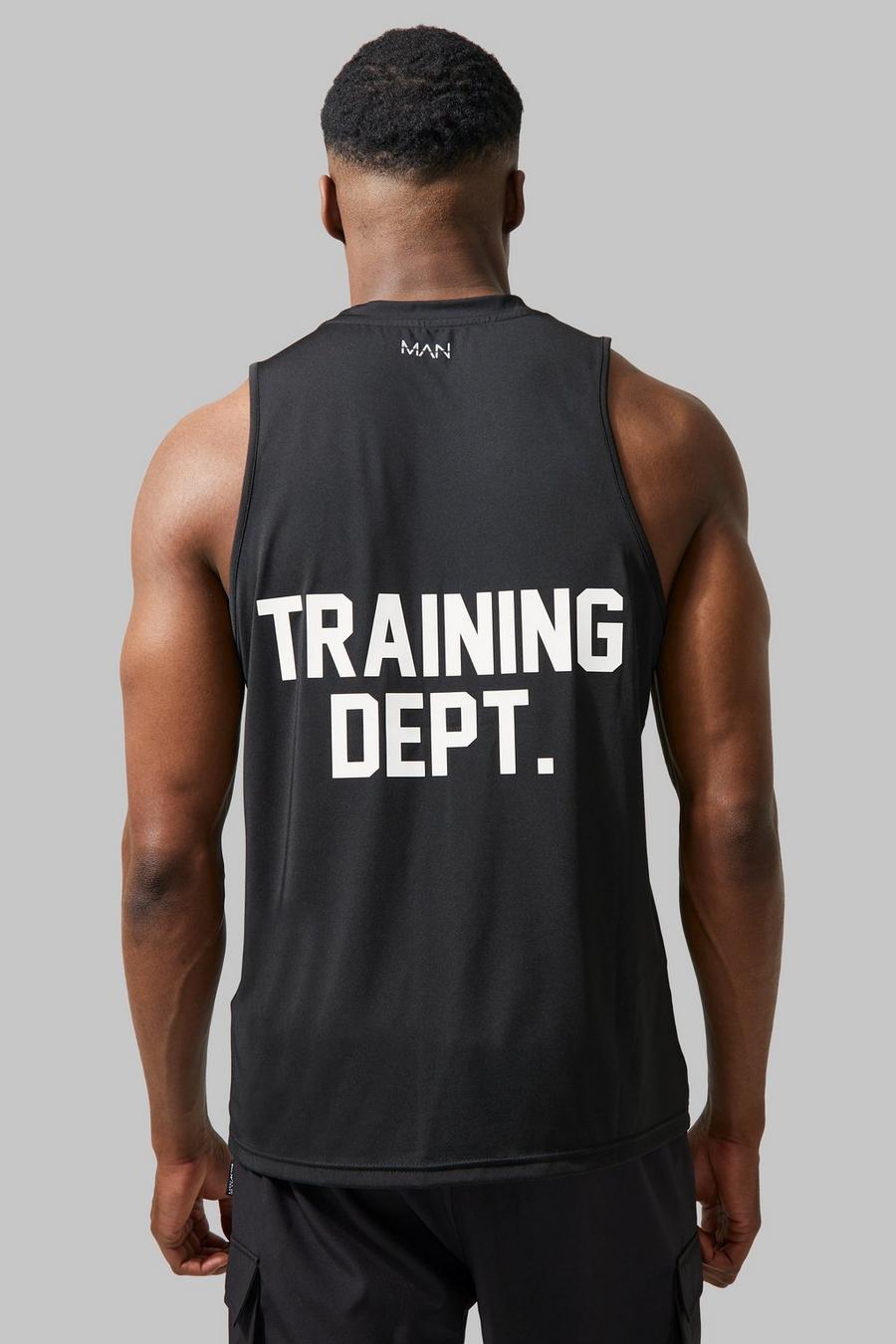 Black Man Active Training Dept Performance Hemd image number 1