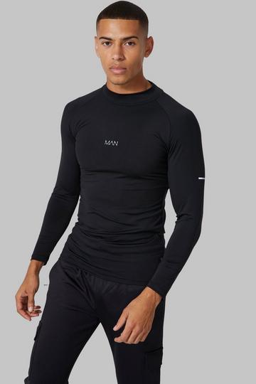 Man Active Compression Training Top black