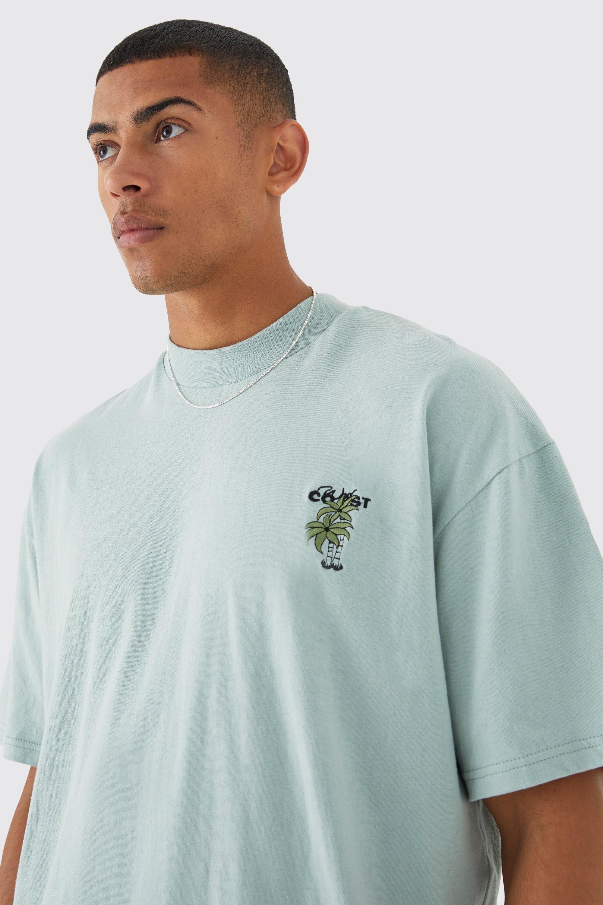 Tee shirt palmier homme hotsell