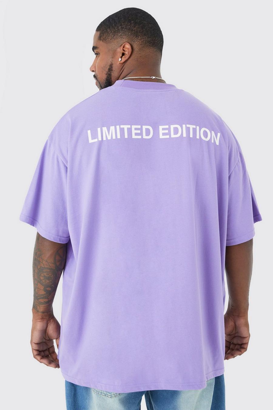Plus Oversize Limited T-Shirt, Lilac purple