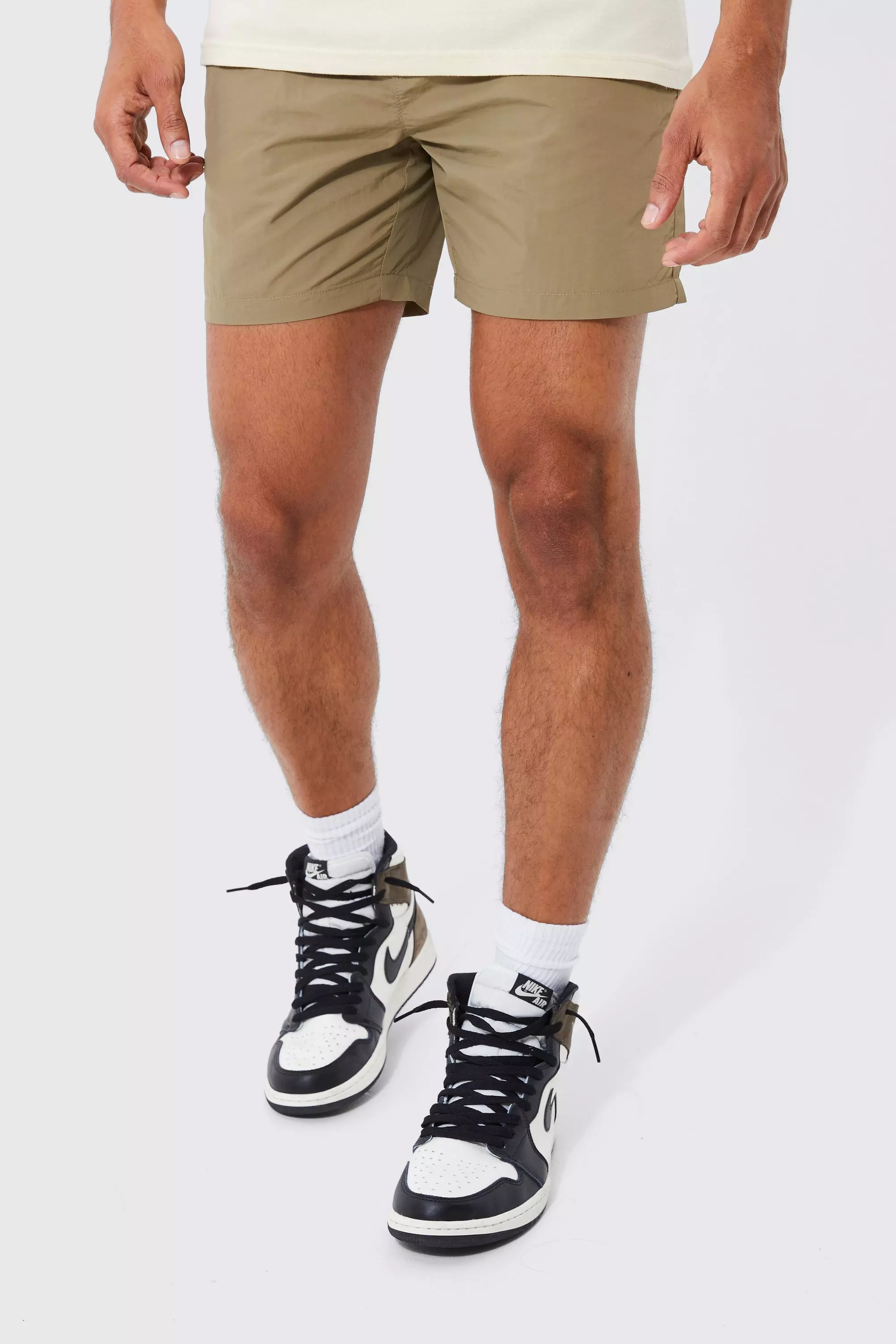 Mens nylon shorts hot sale 5 inseam