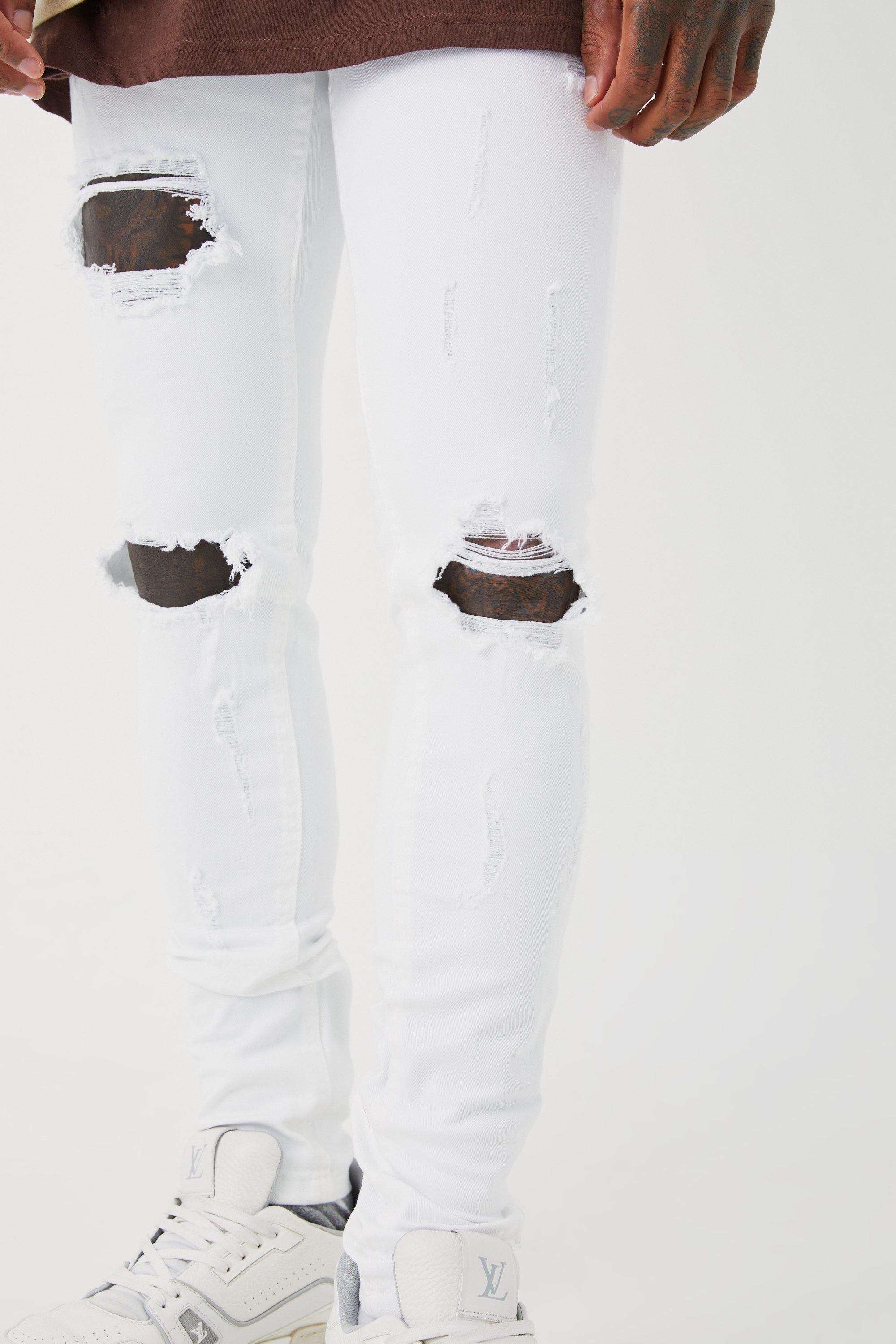 Stacked super clearance skinny jeans