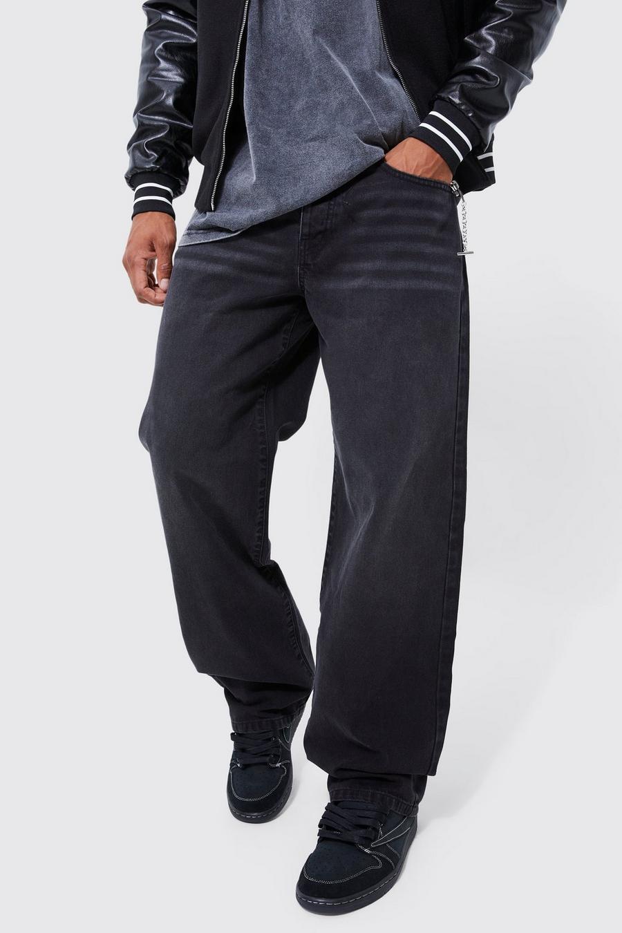 Jean baggy , Washed black