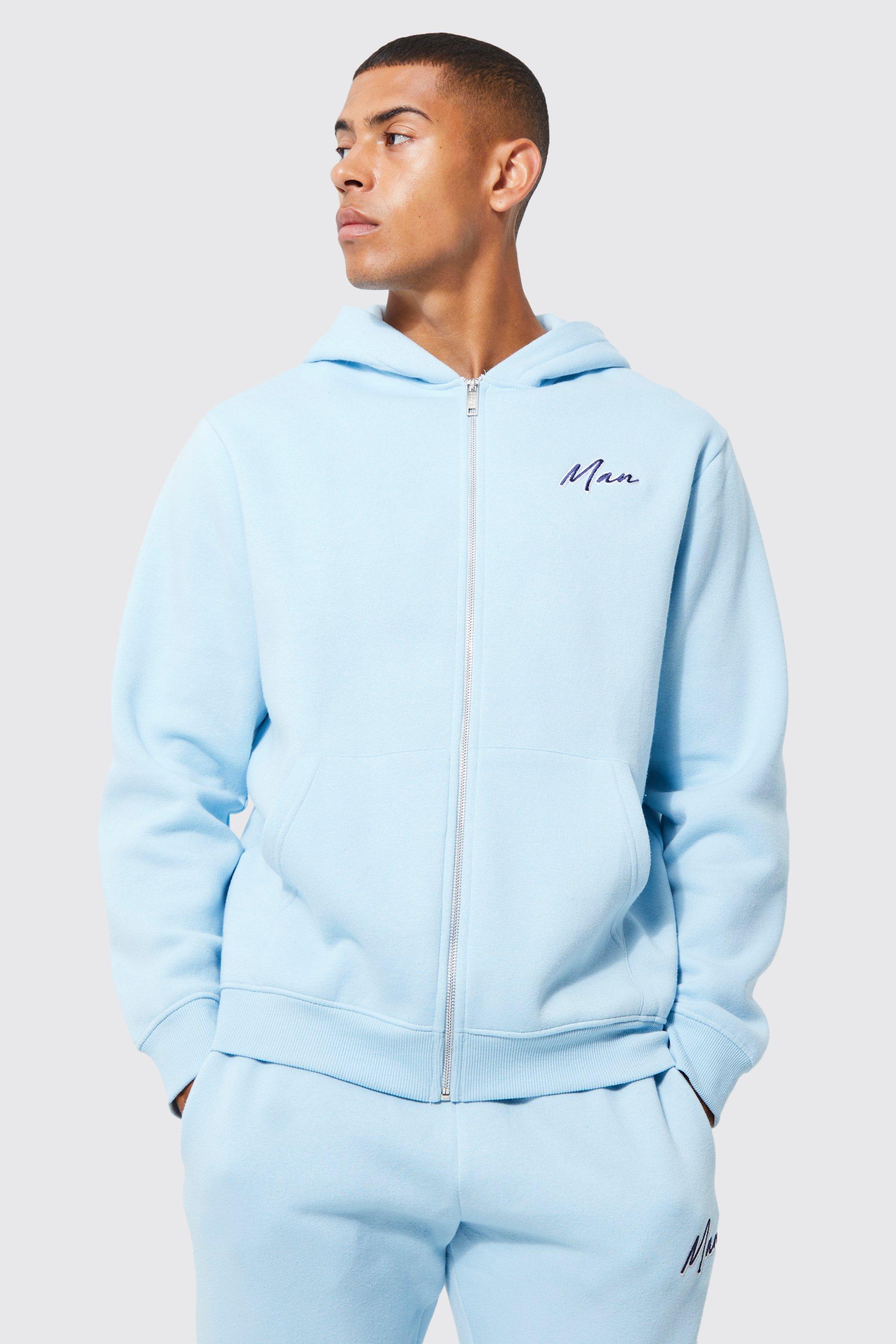 Man Slim Fit Hooded Tracksuit