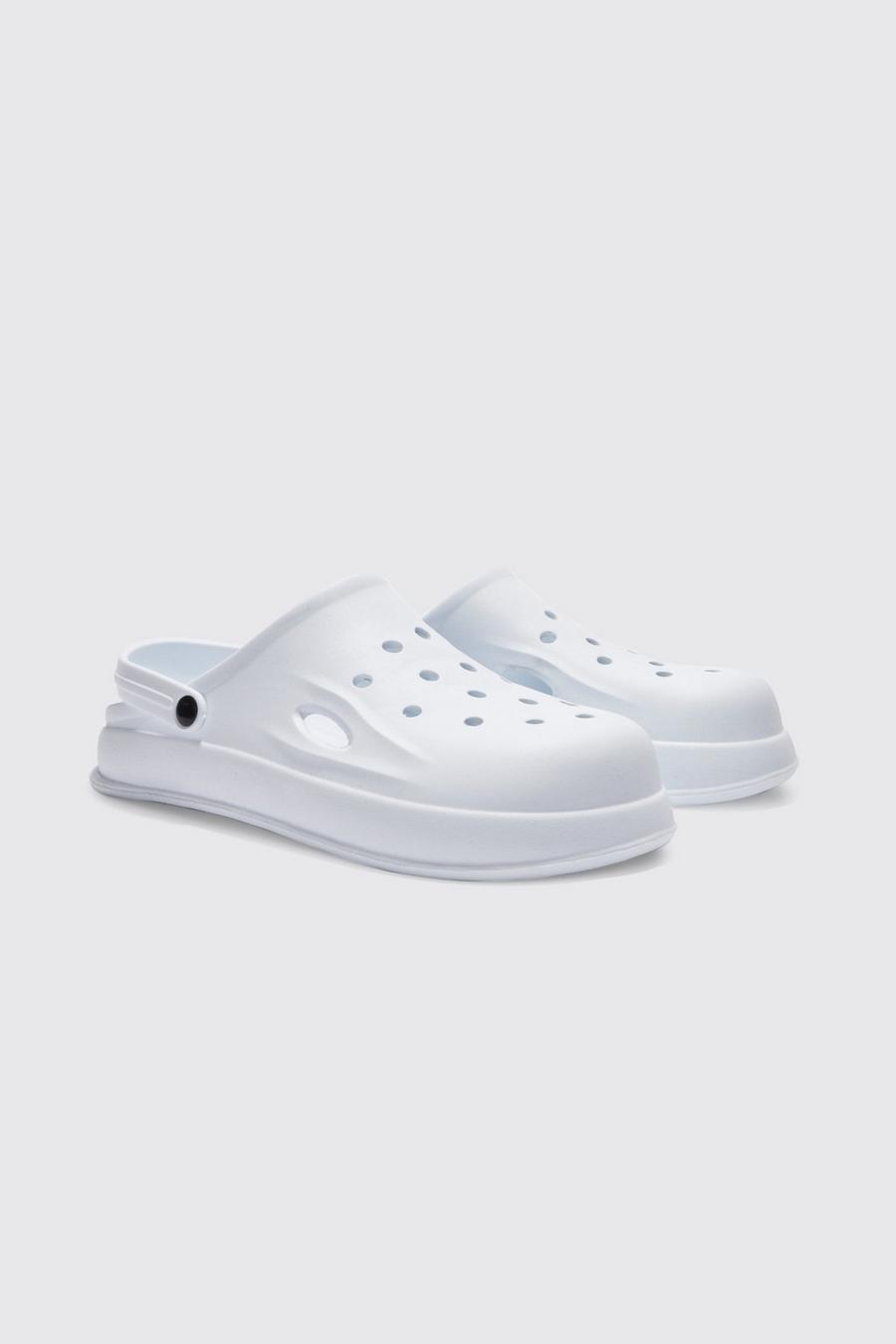 White blanco Moulded Clog