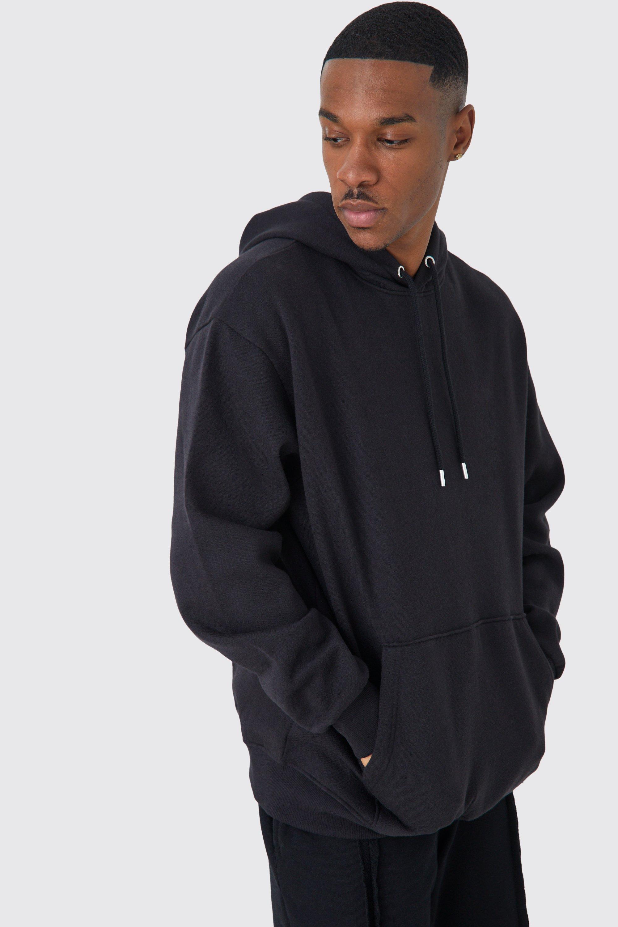 Black hoodie boohoo online