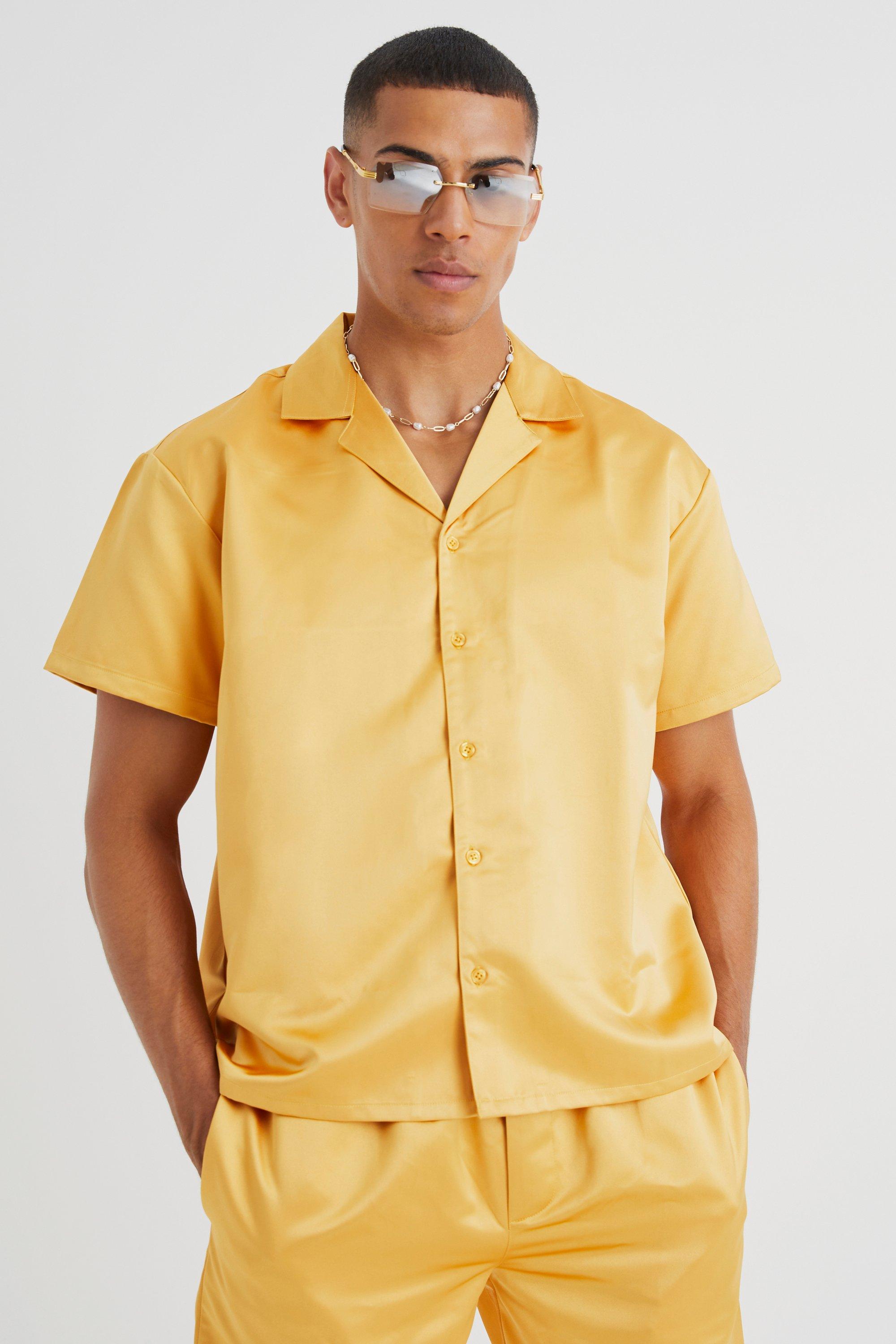 Satin short sleeve top online