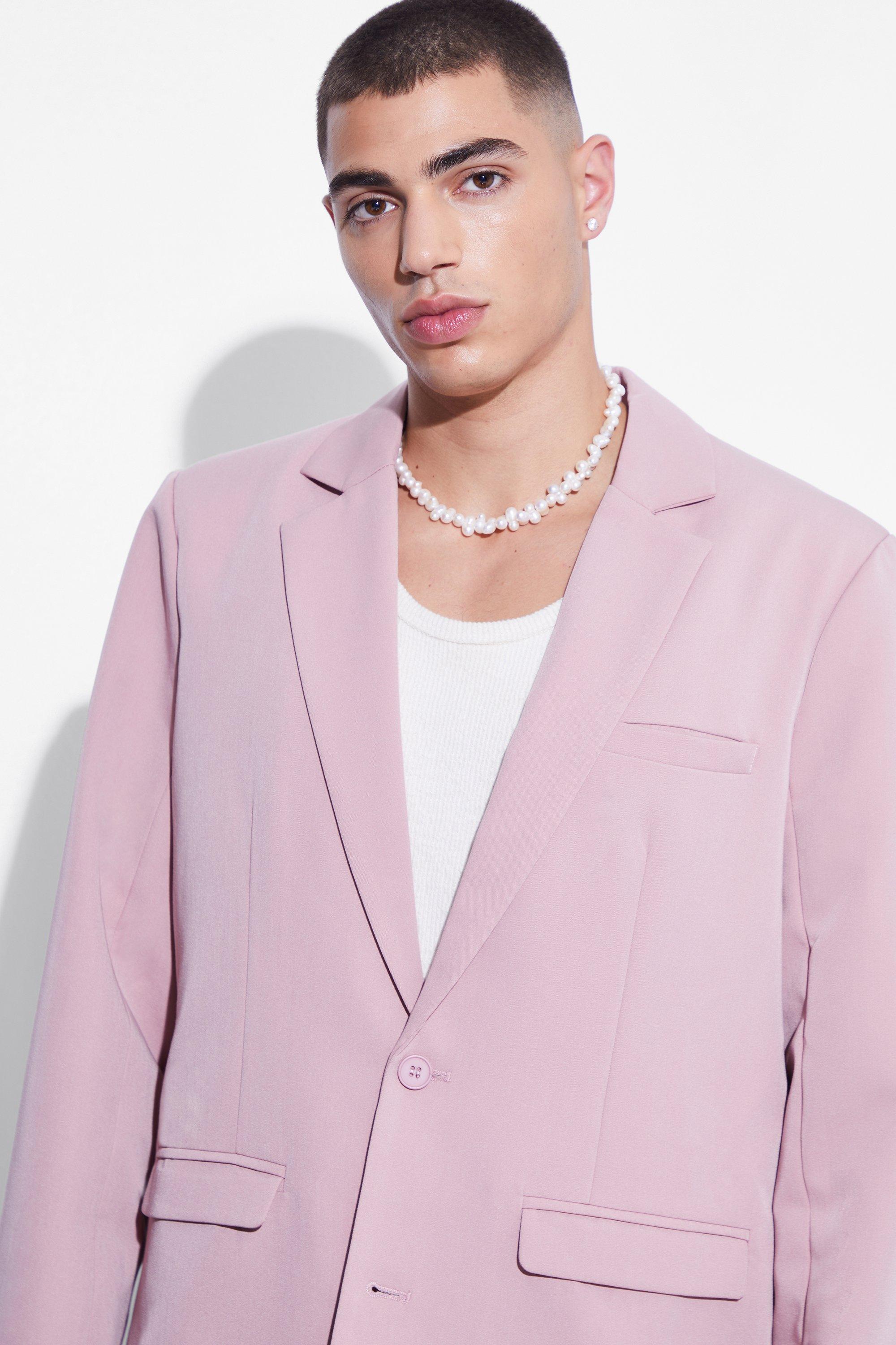 Oversized Single Breasted Suit Jacket