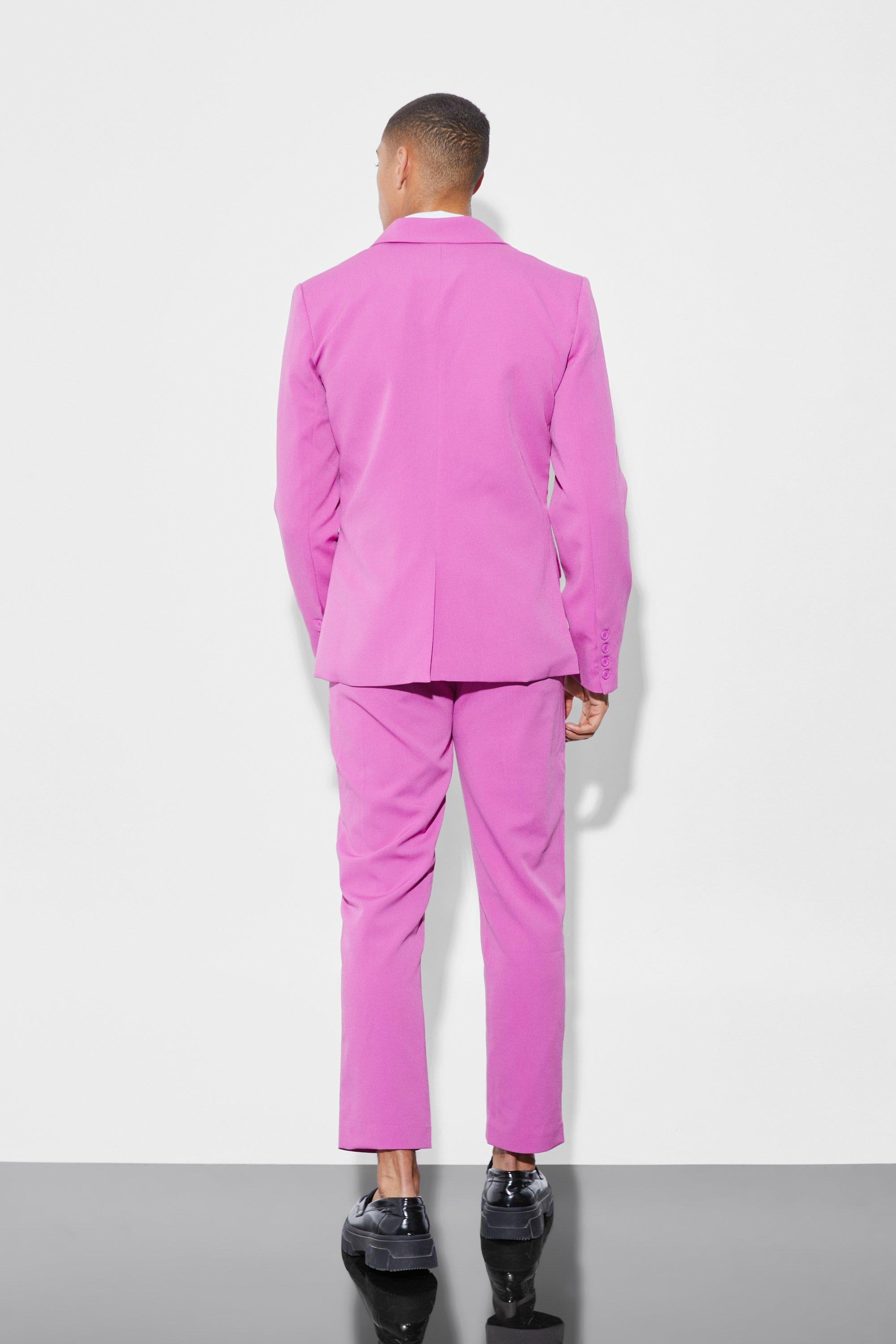 Mens pink blazer on sale jacket