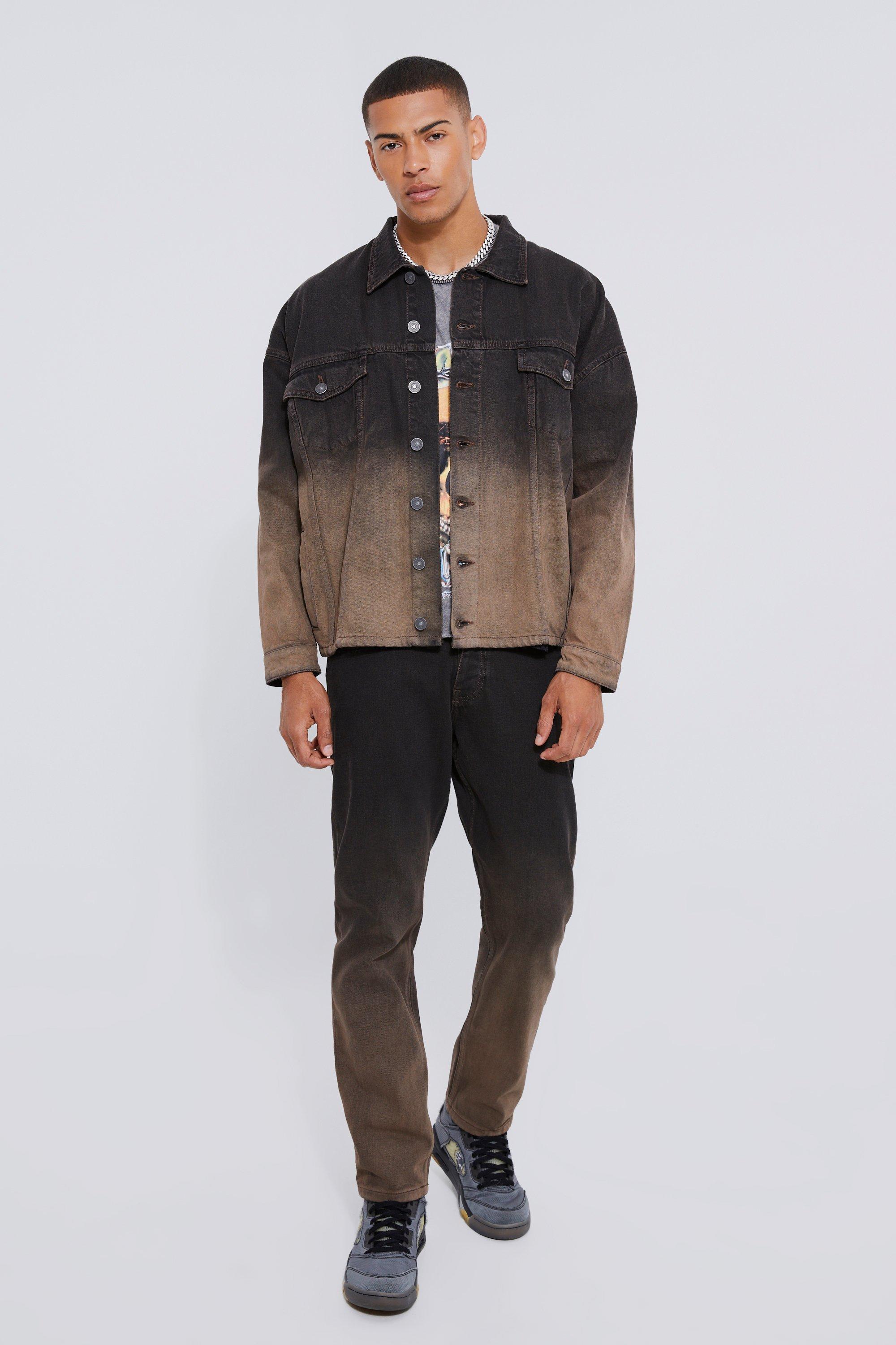 Ombre hotsell jean jacket