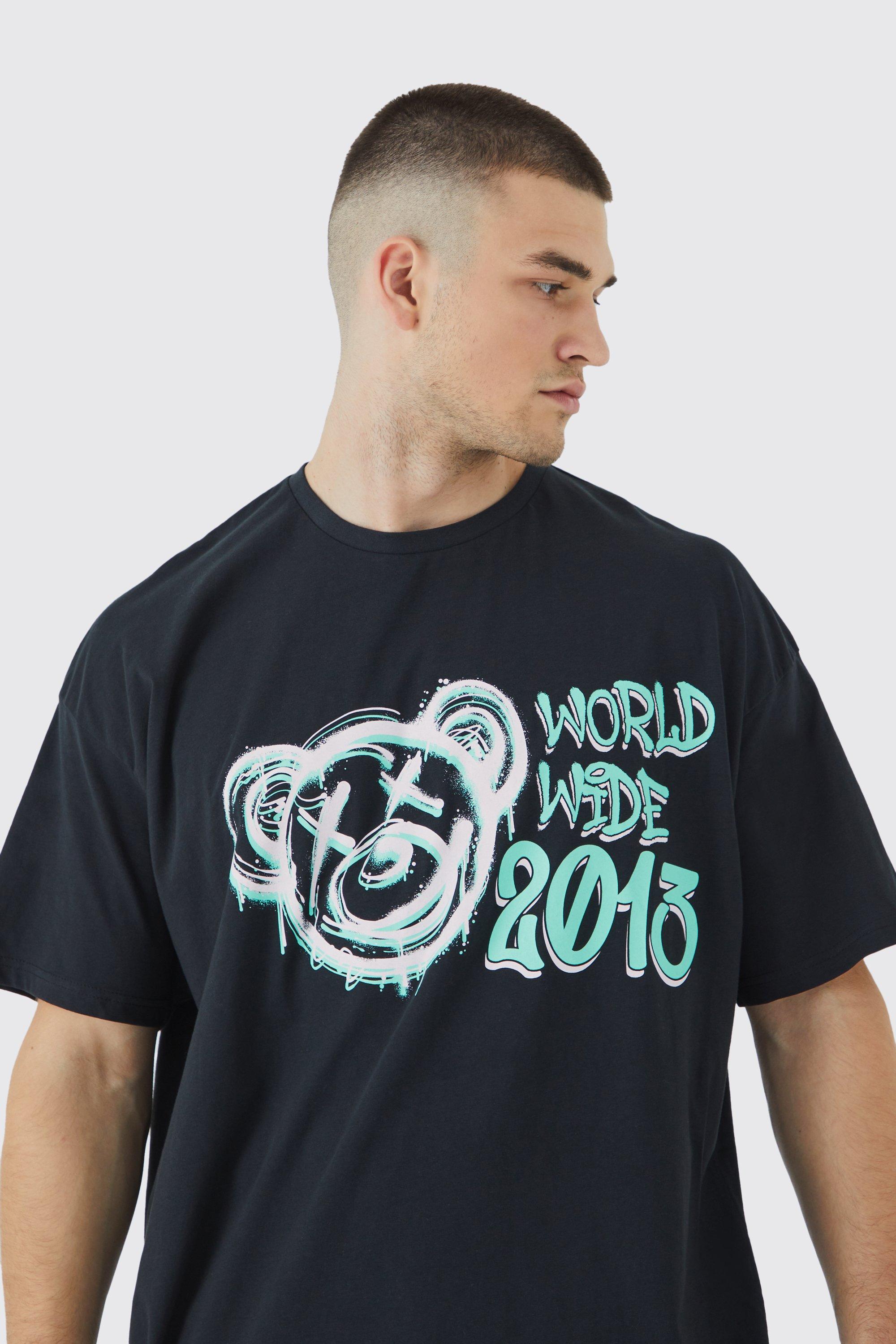 Tall Oversized Official Worldwide Print T-shirt