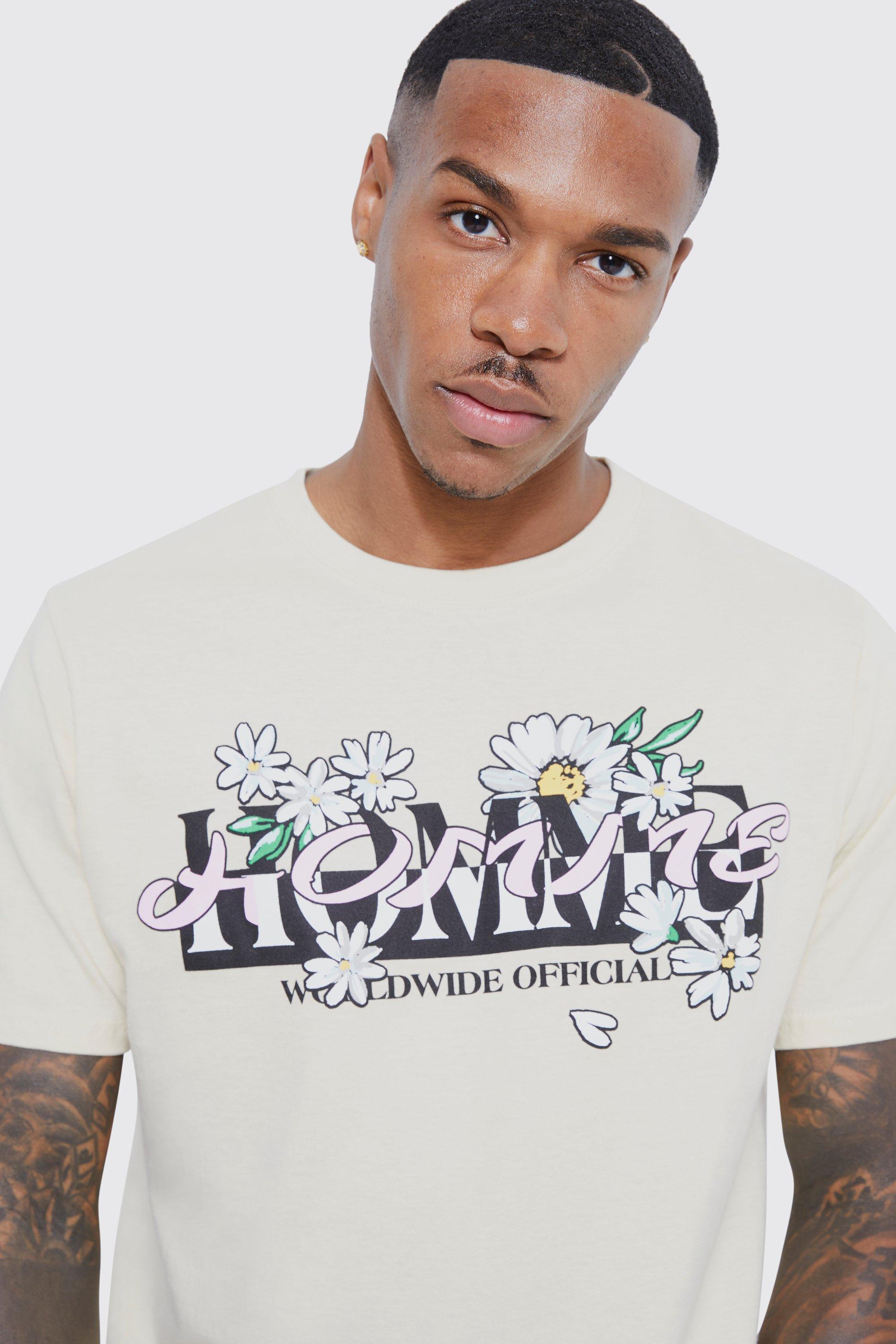 T shirt imprimé homme online