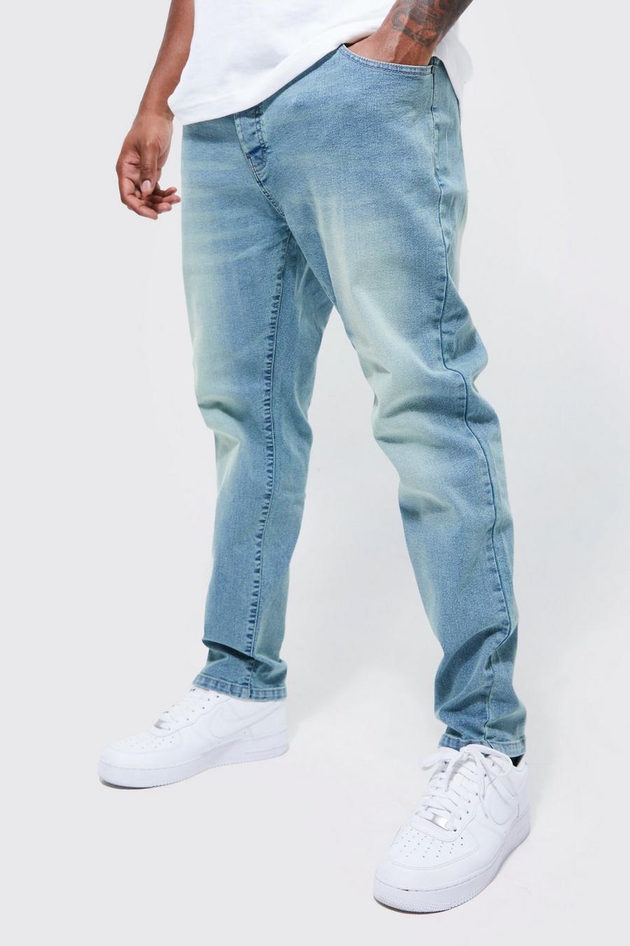 Grande taille - Jean skinny stretch, Antique blue