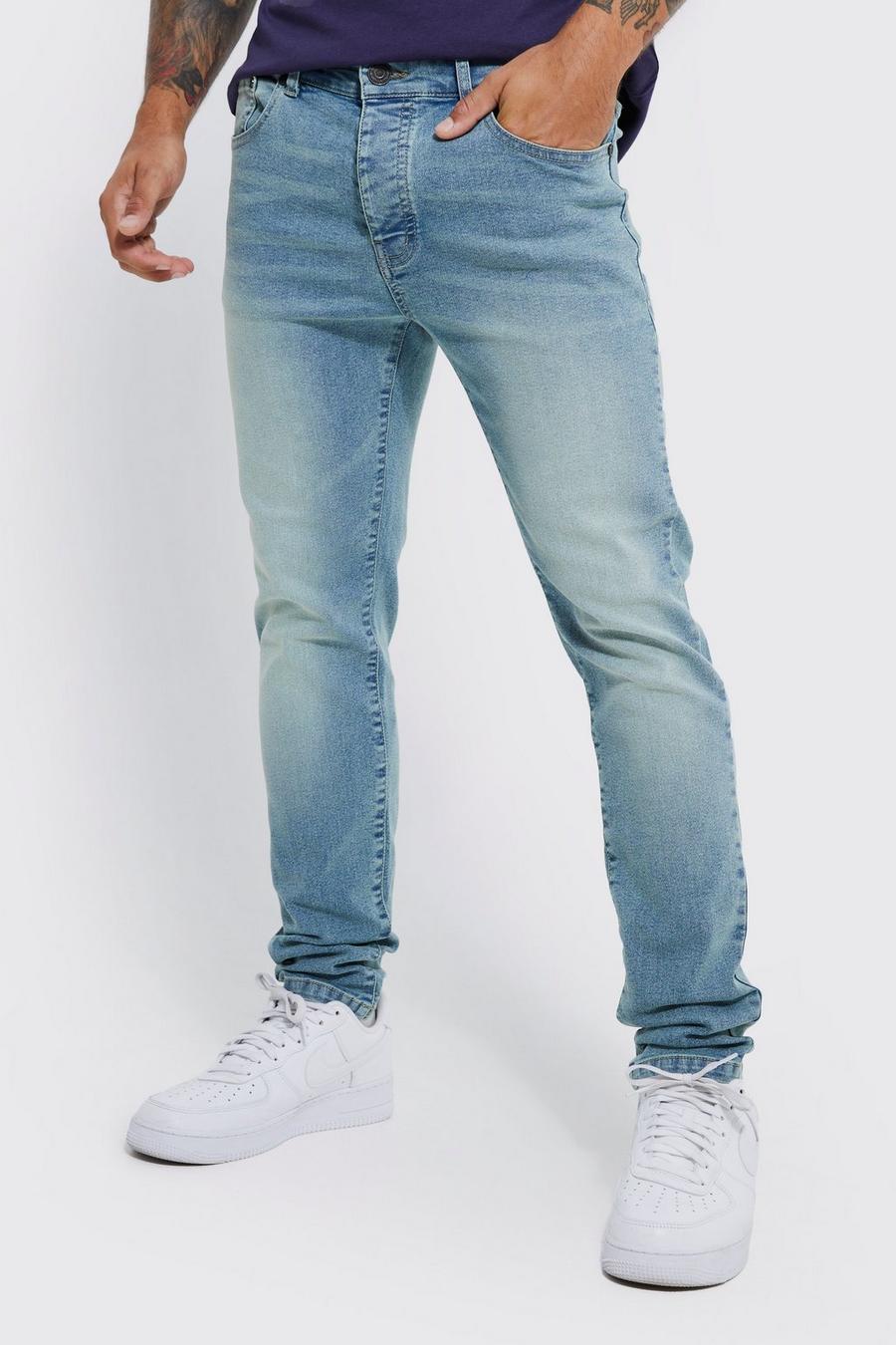 Antique blue Skinny Stretch Jeans image number 1