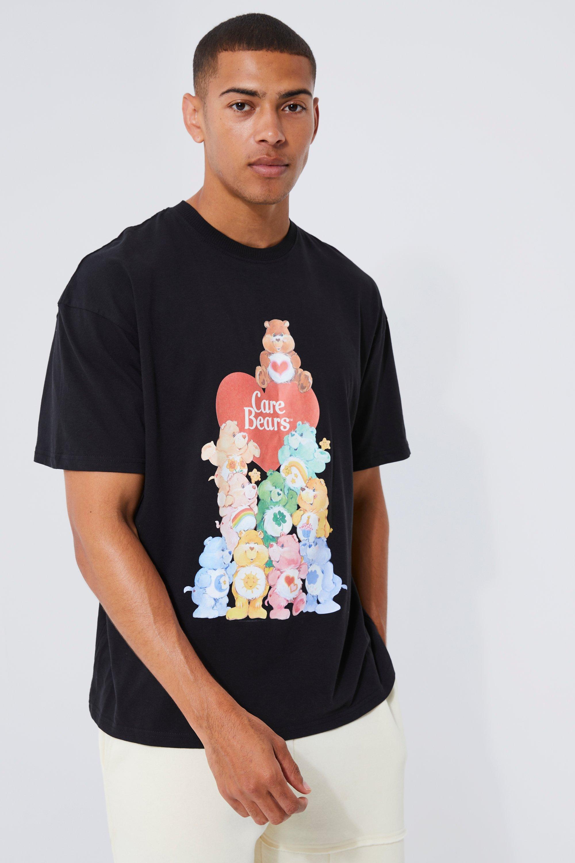 Boohoo Oversized Care Bears License T-Shirt - White - Size Xs