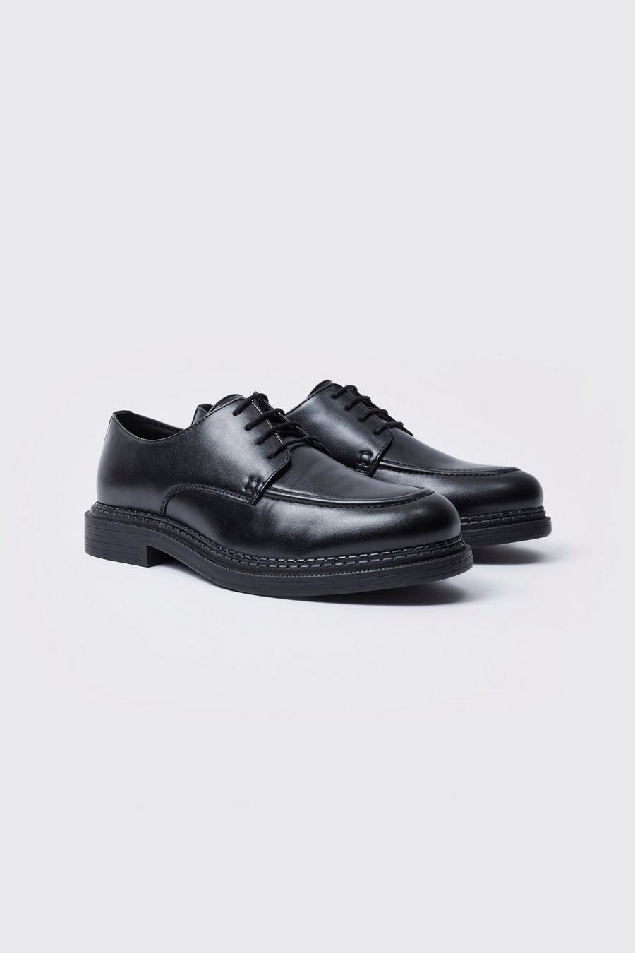 Zapatos elegantes estilo delantal, Black
