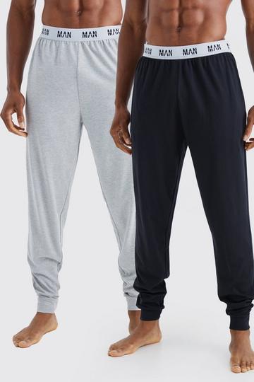 2 Pack Man Lounge Cuffed Sweatpant multi