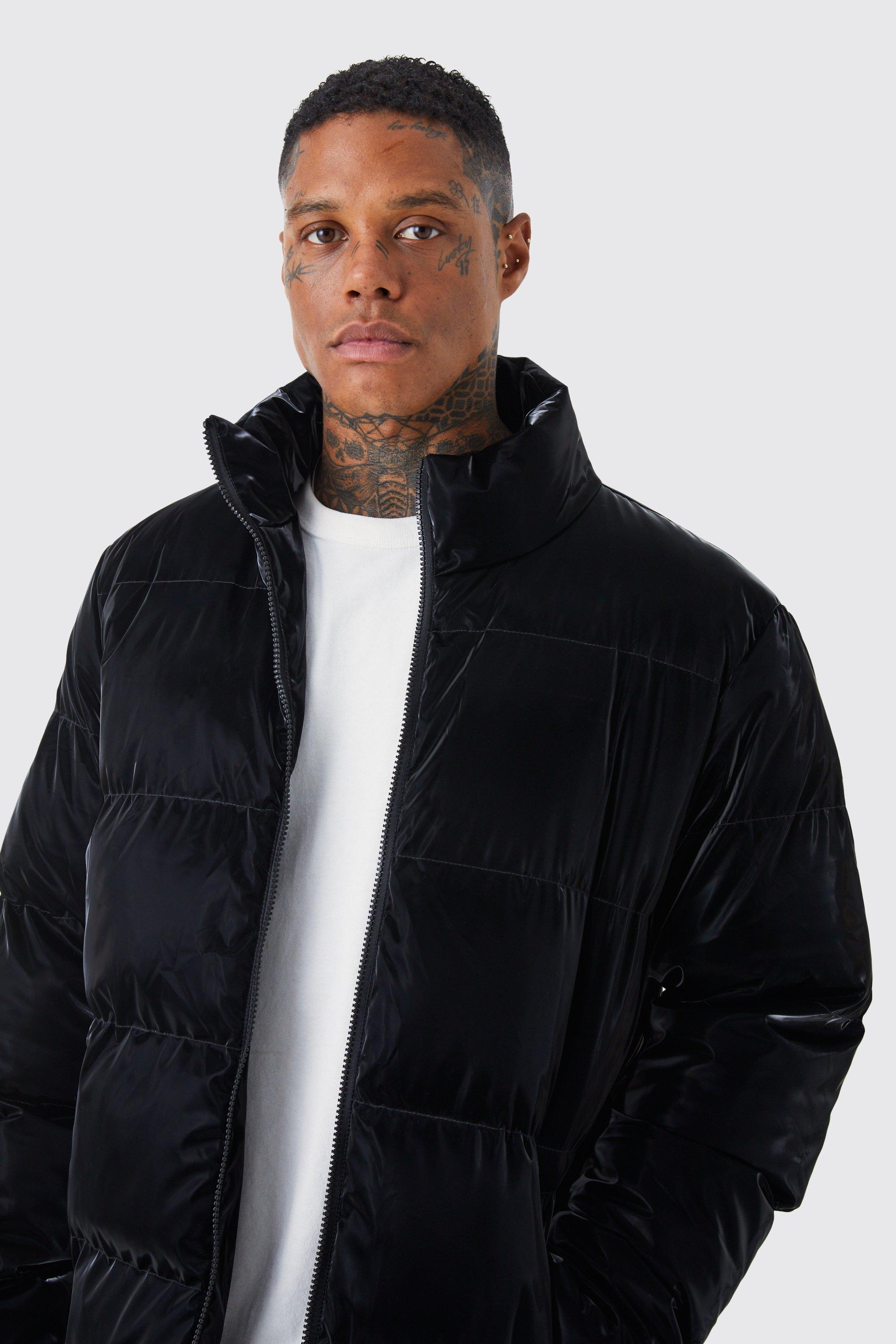 Nylon oversized puffer clearance jacket