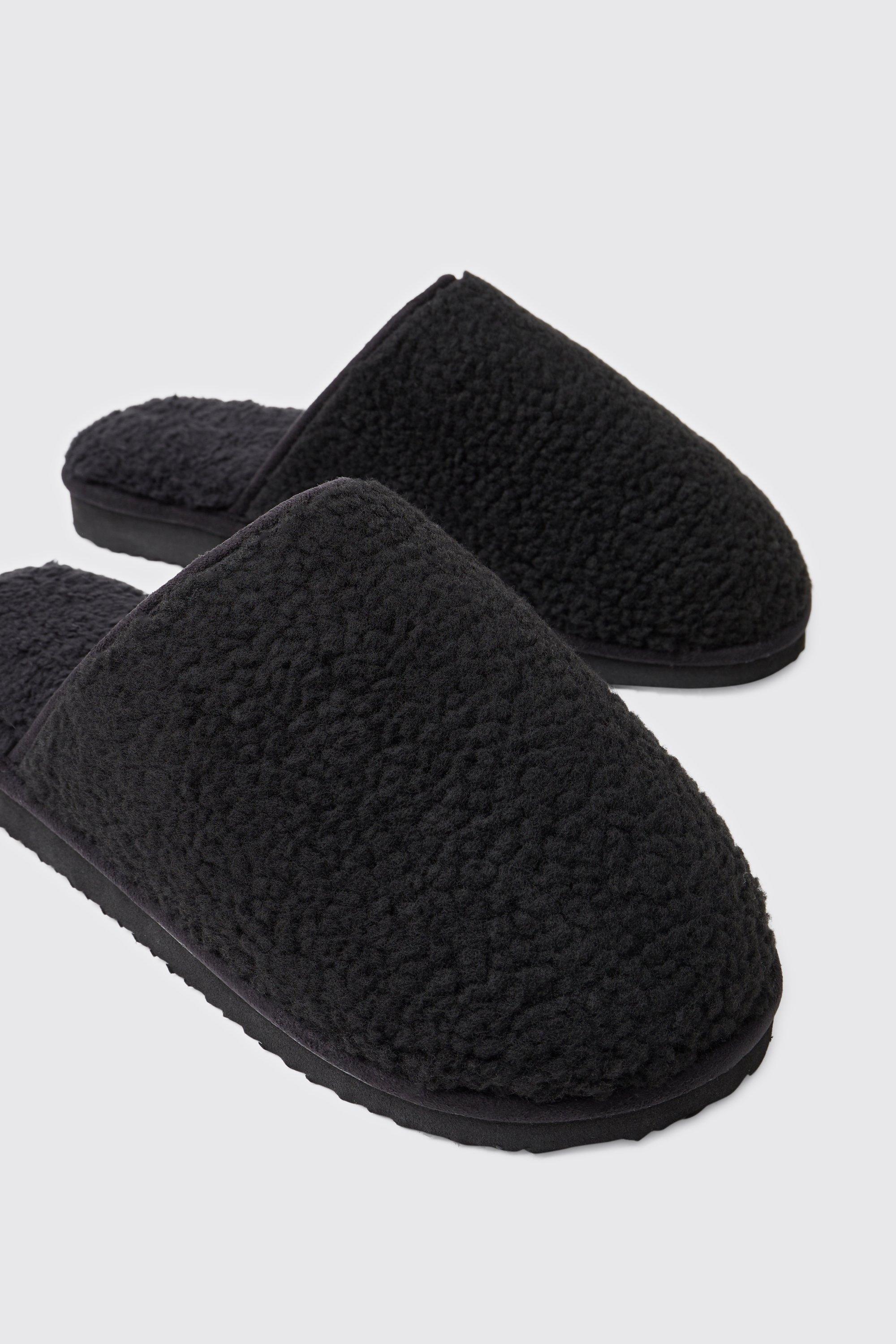 Borg Closed Toe Slipper boohoo CA