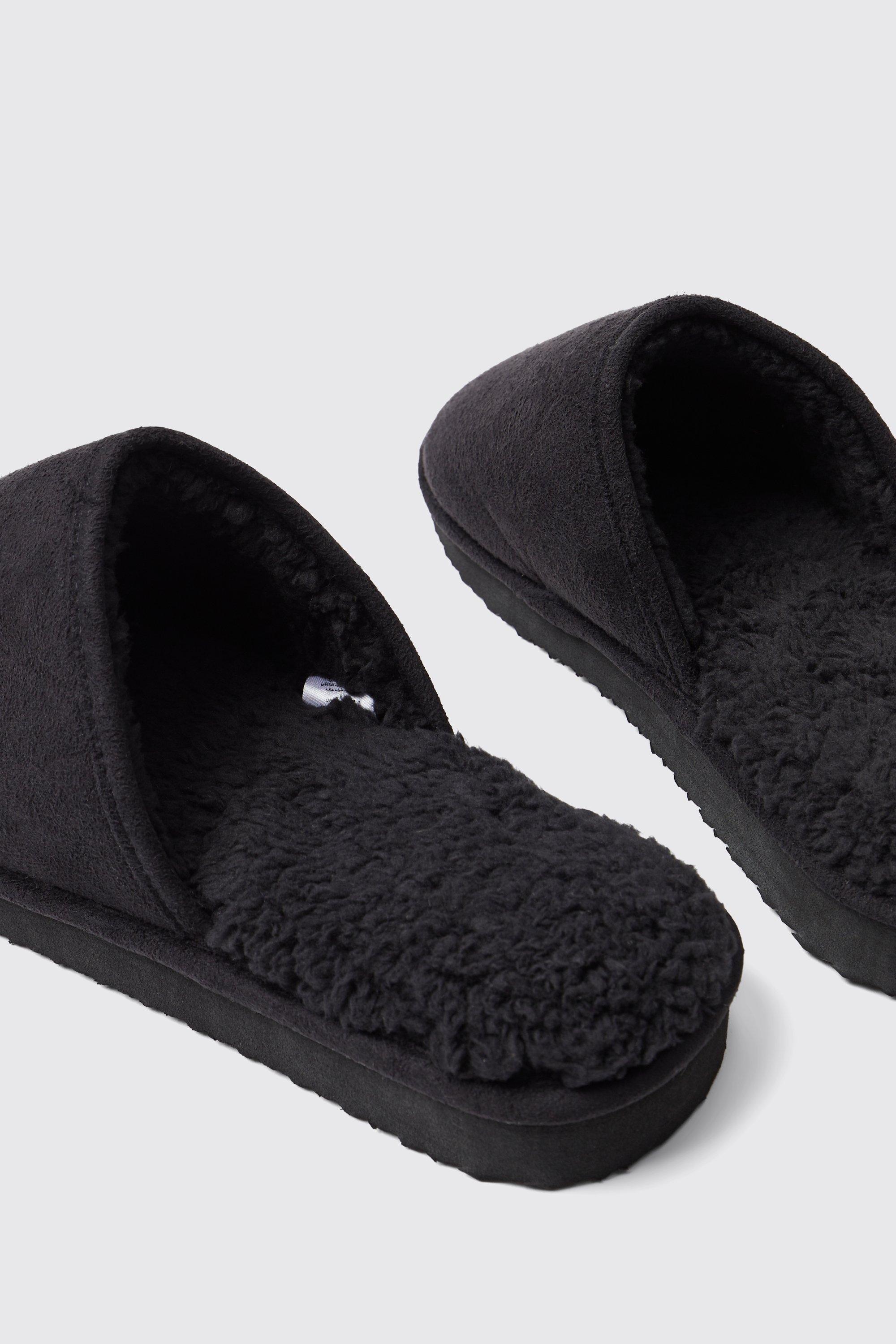 Sherpa lined slippers on sale