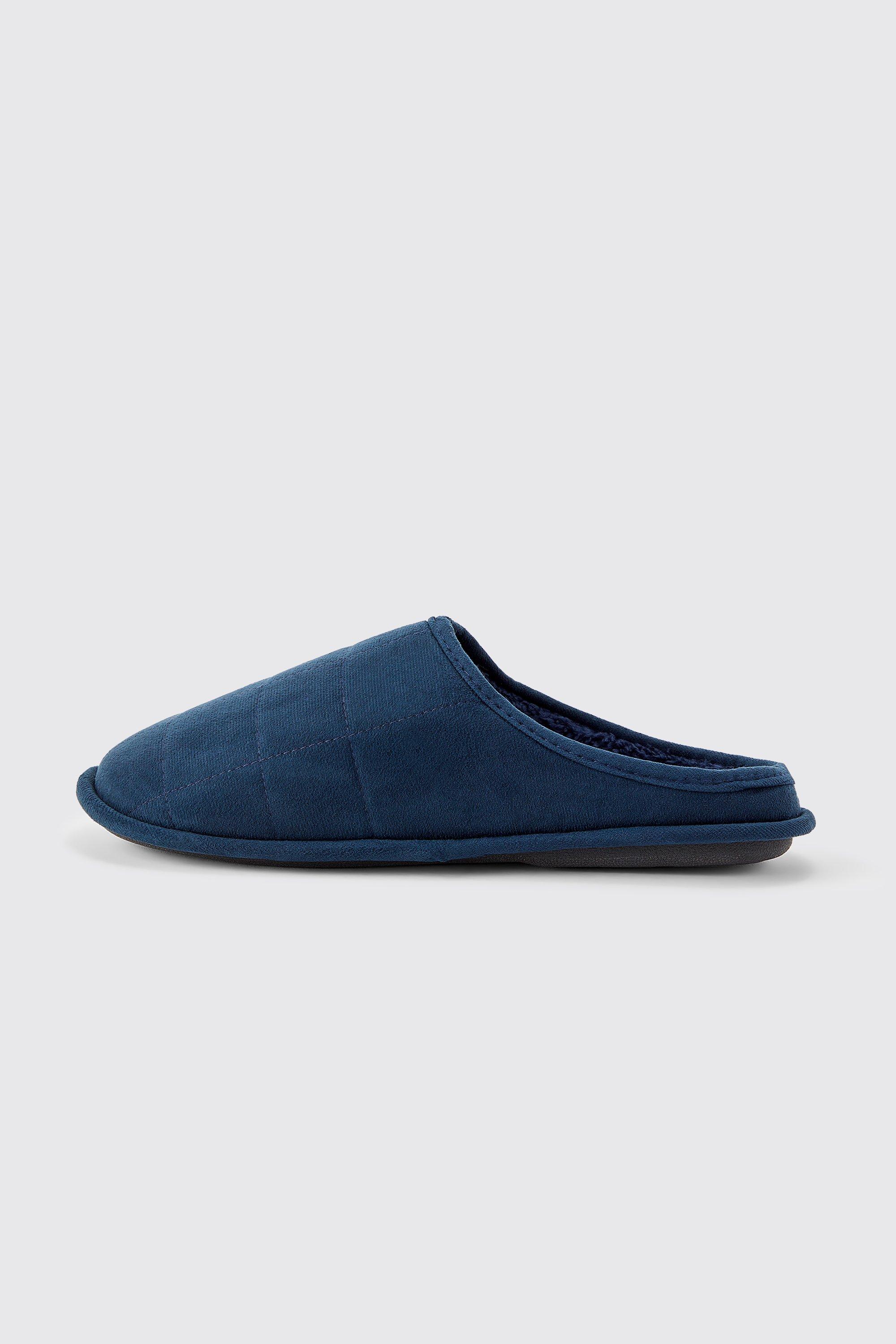 Navy slippers clearance mens