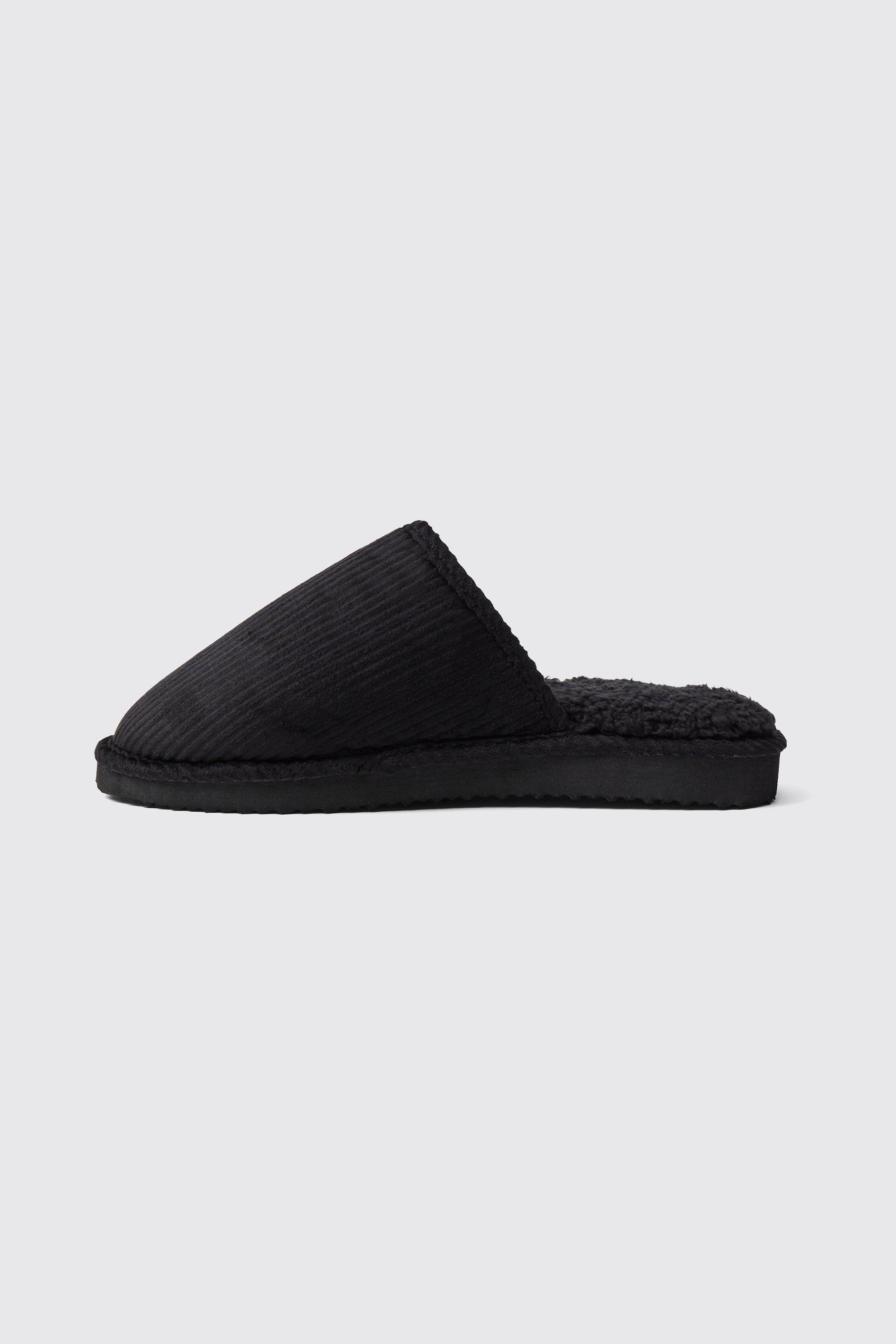 Mens open hot sale back slippers