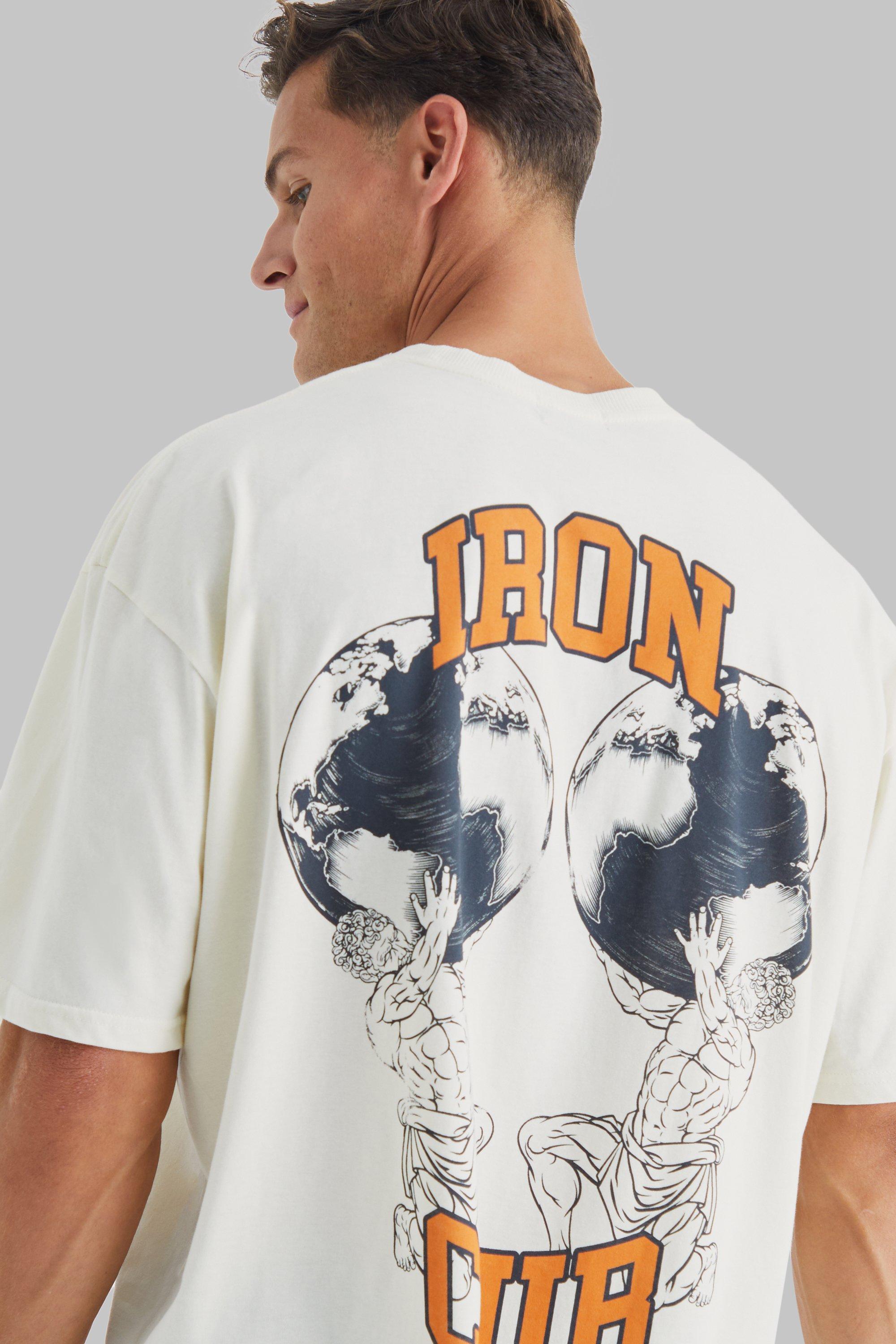 T shirt best sale oversize homme imprimé