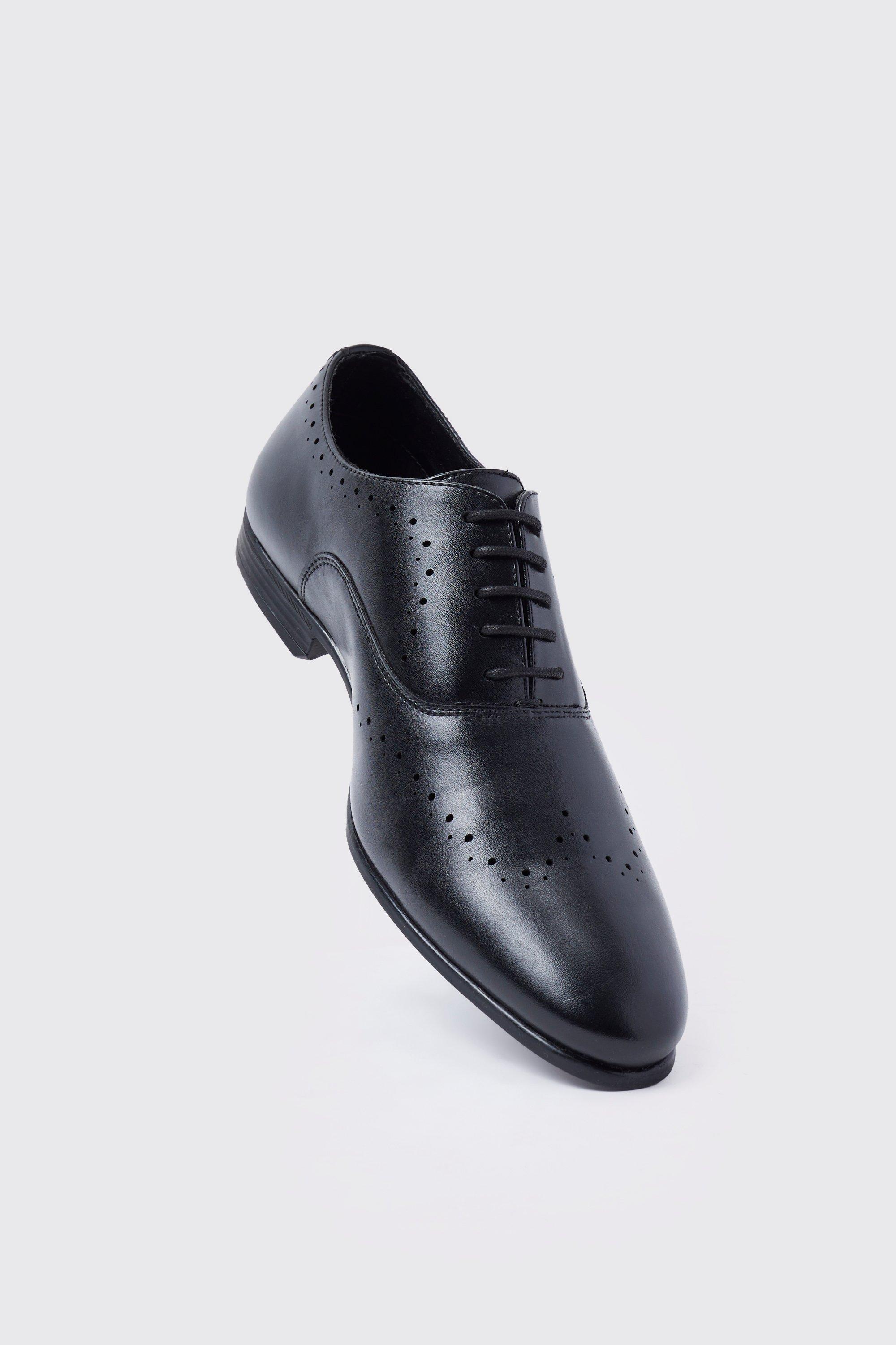 Mens smart black shoes on sale uk