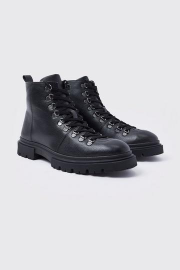 Chunky Hiker Style Boots black