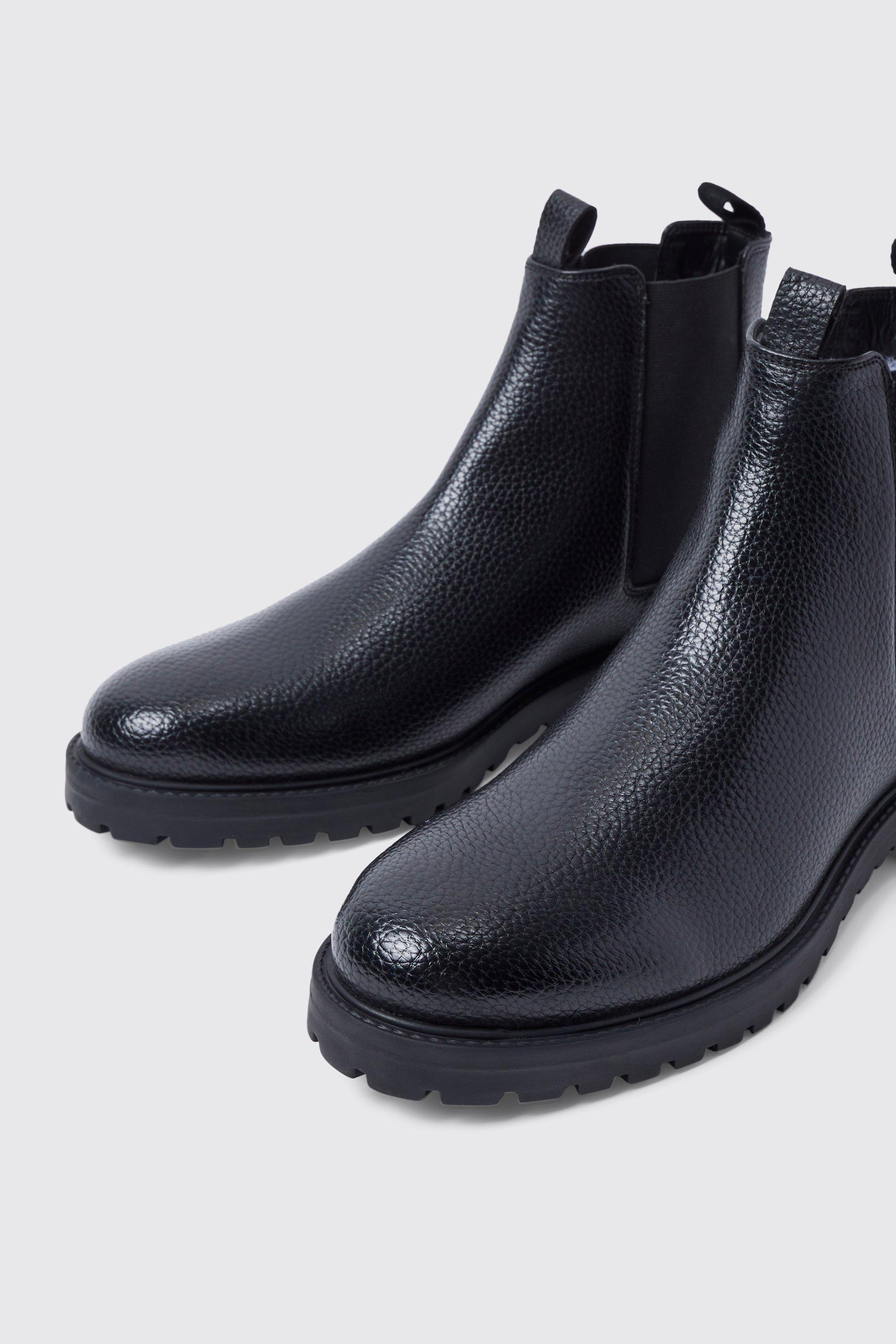 Mens chelsea store boots boohoo