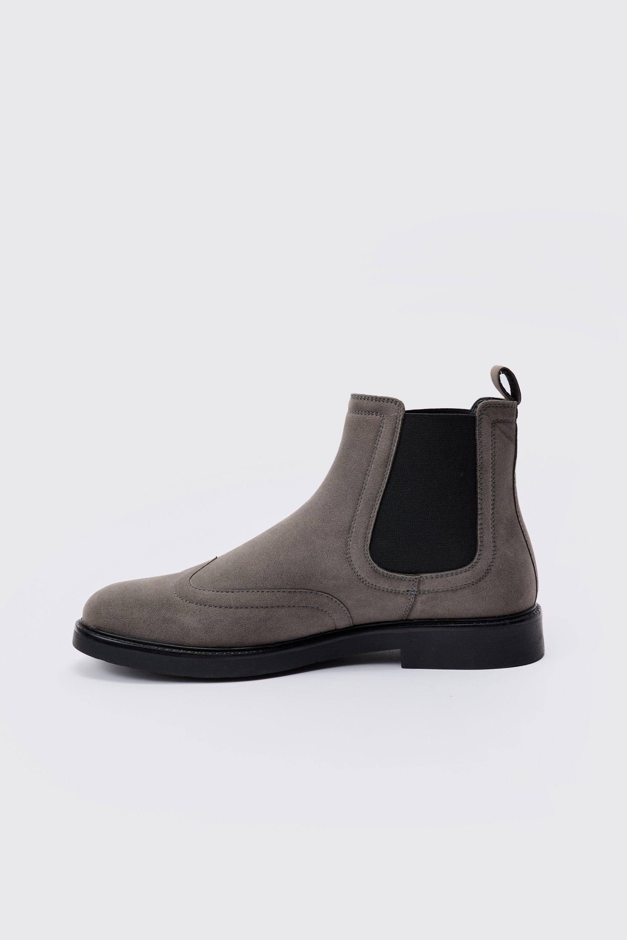 Boohoo mens chelsea outlet boots