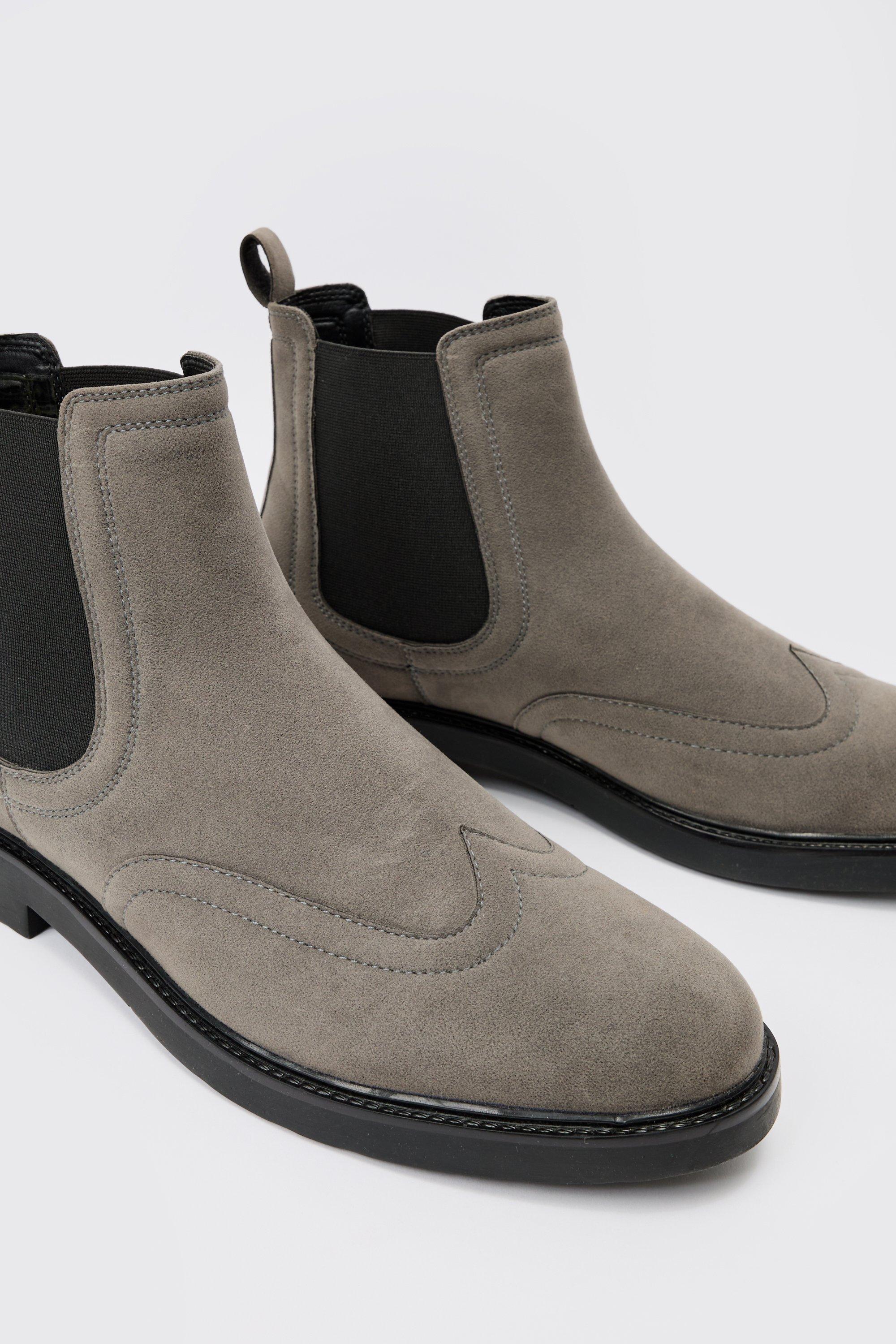 Boohoo mens chelsea boots sale