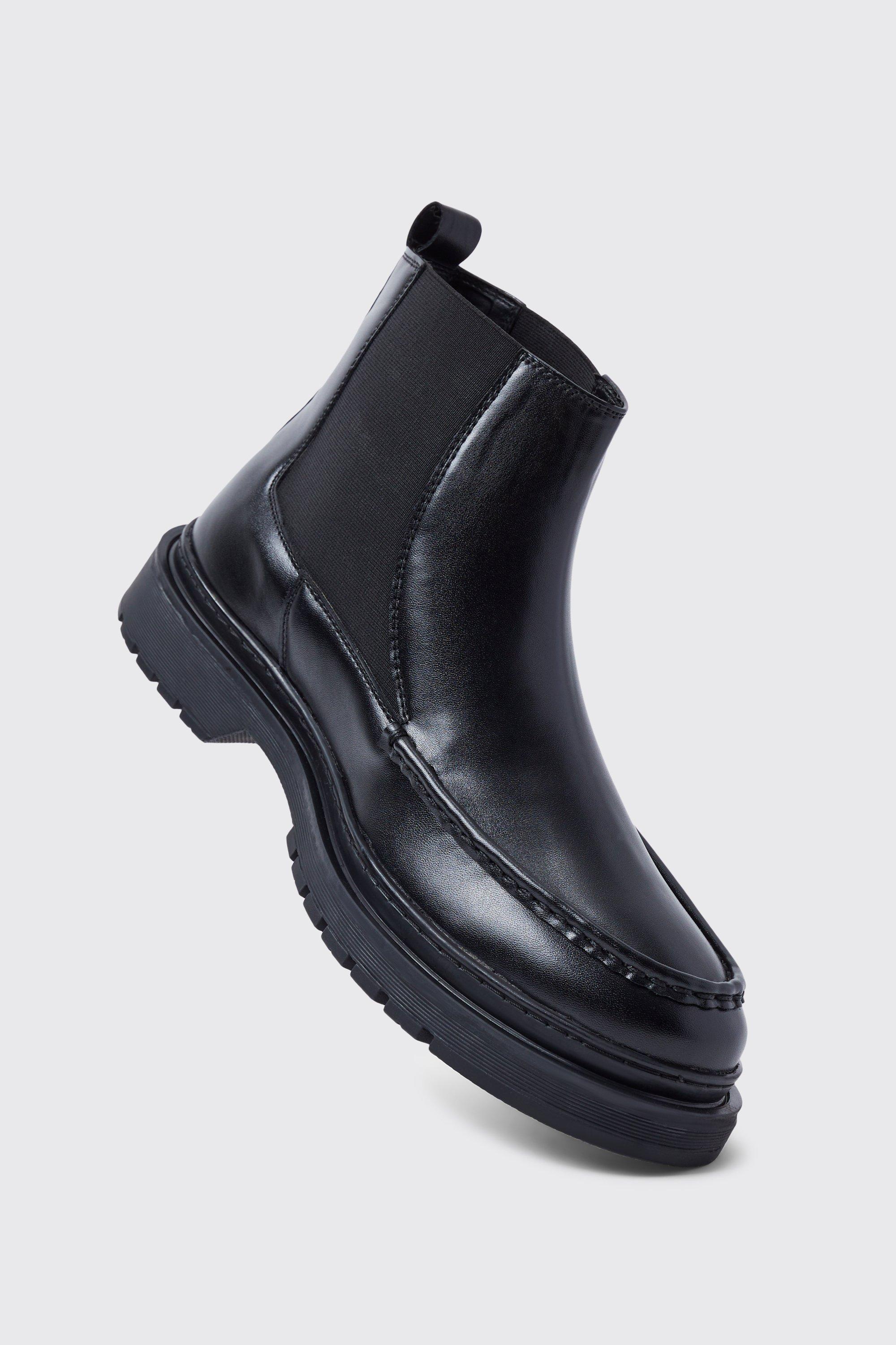 Boohoo mens chelsea boots sale