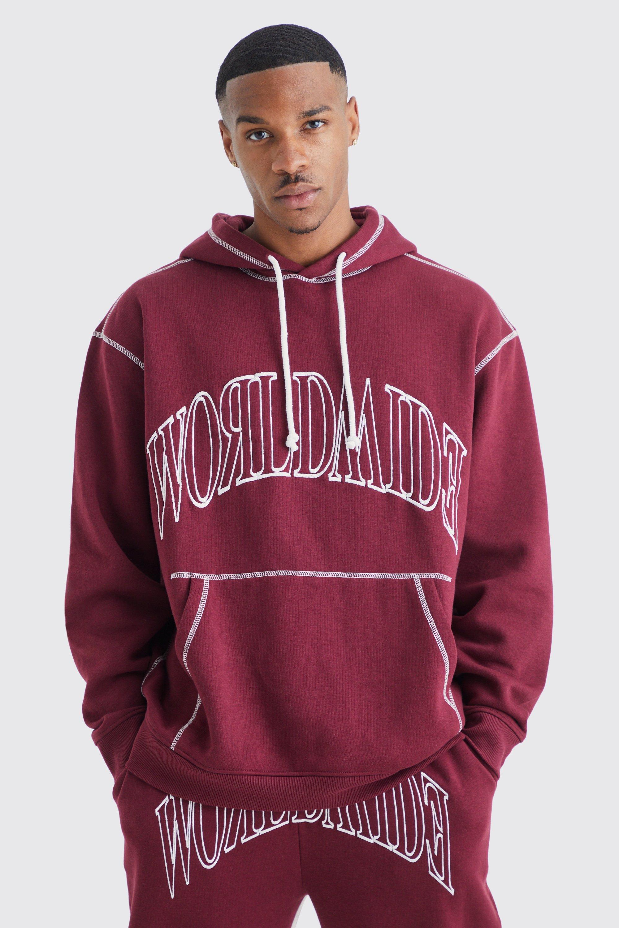 burgundy champion tracksuit