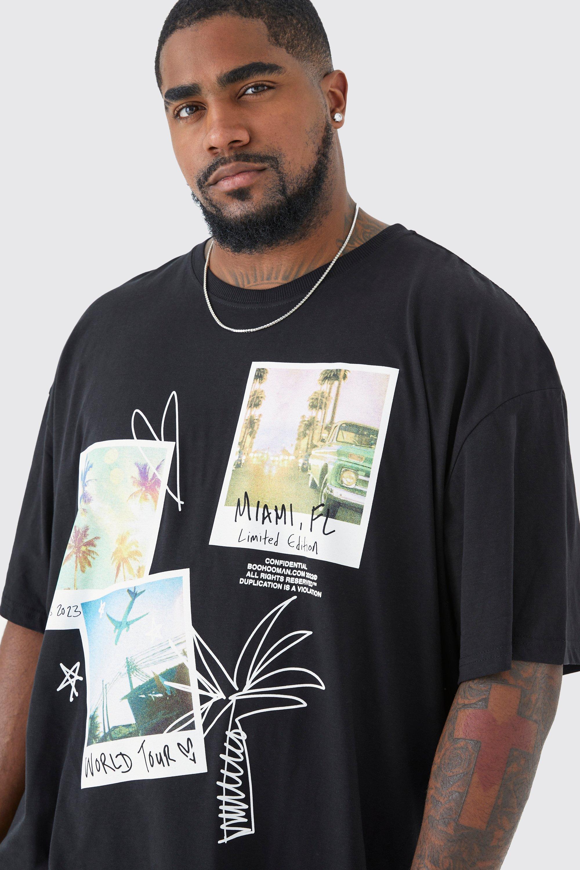 Grande taille T shirt oversize imprim dessin