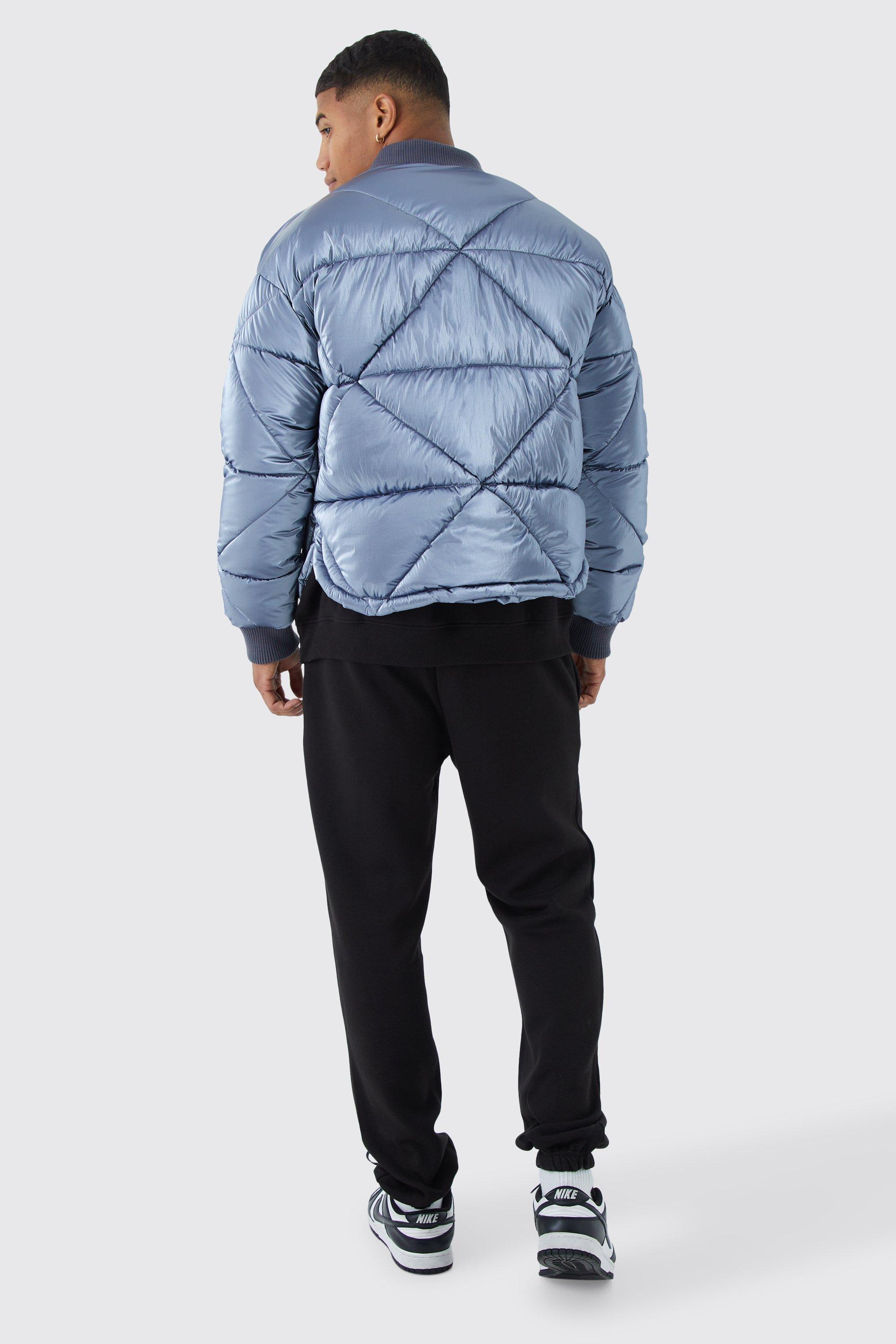 Metallic quilted clearance jacket