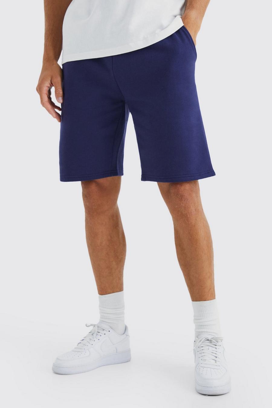 Navy blu oltremare Tall Basic Loose Fit Short image number 1