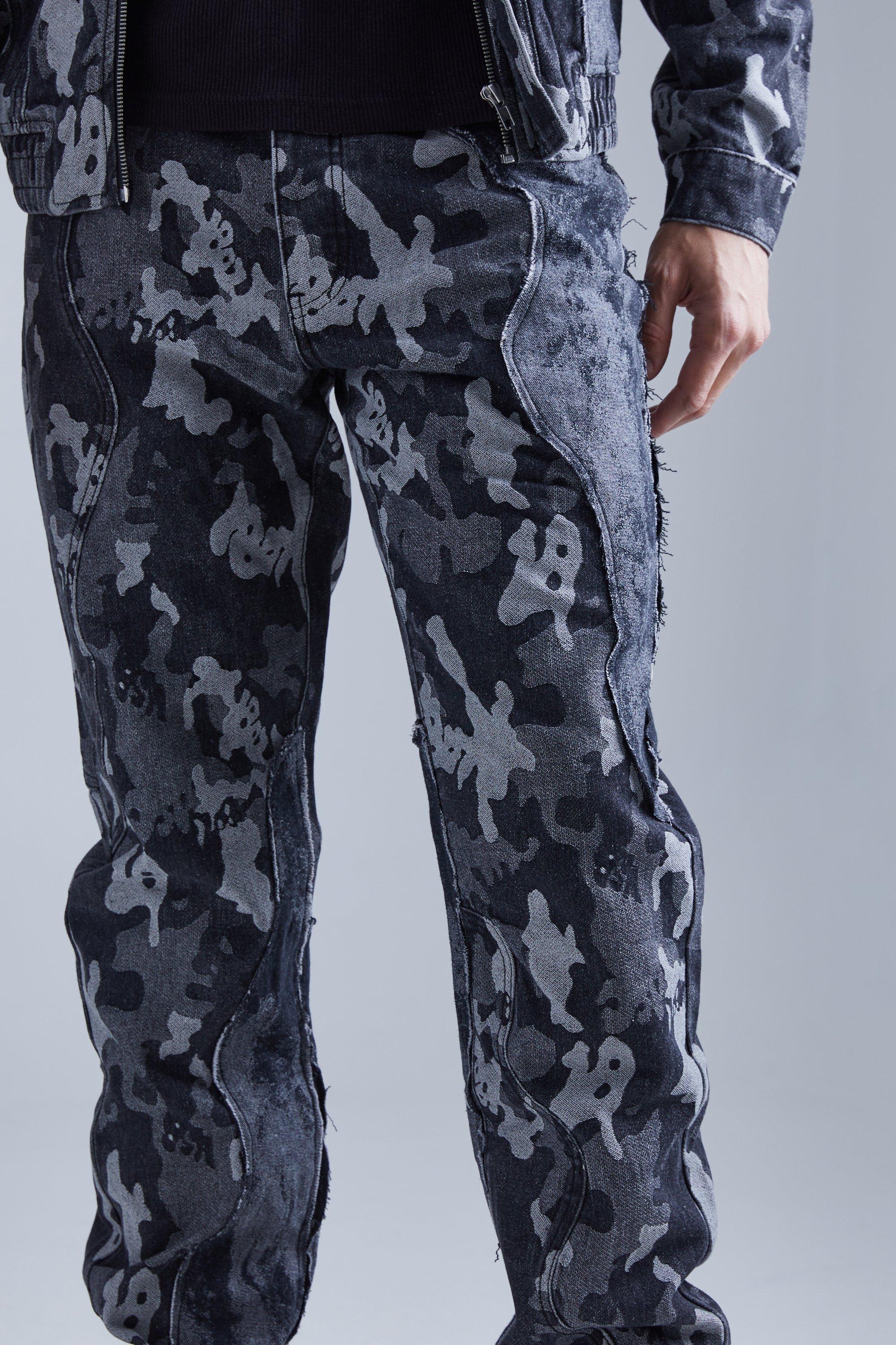 Denim best sale camo pants