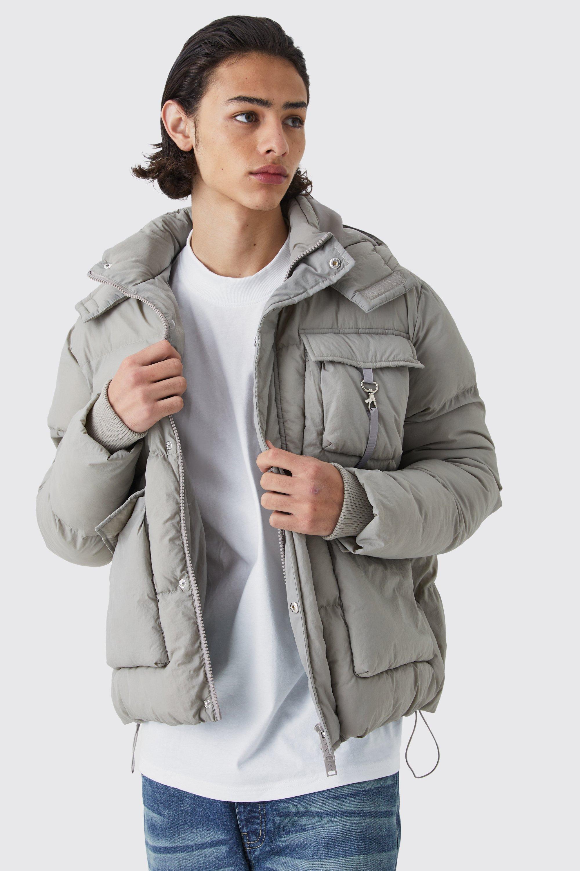 Boxy Utility Pocket Parka