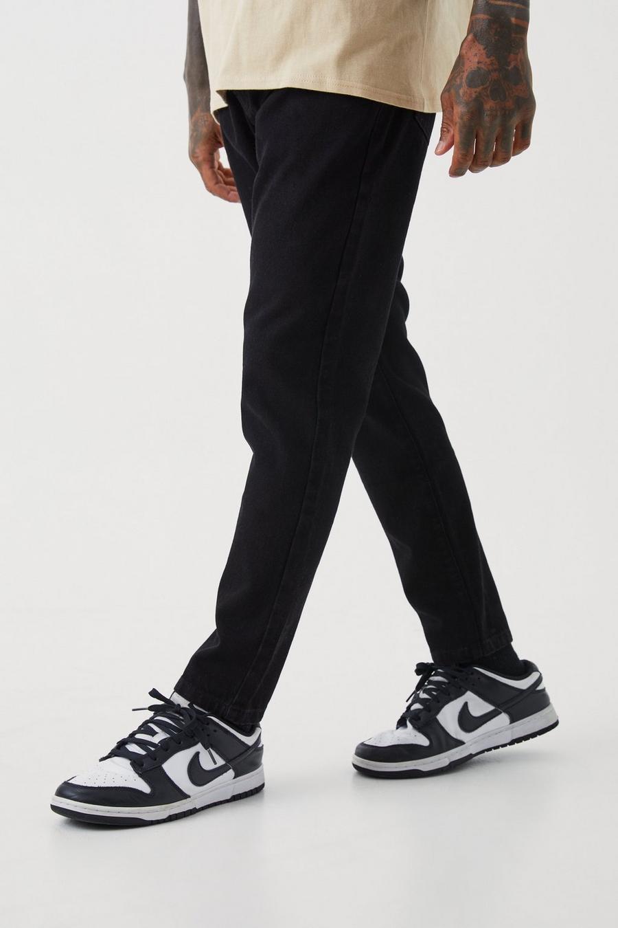 True black Nike Sportswear Essential Big Kids' Girls' Mid-Rise Leggings 