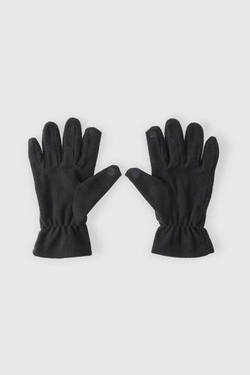 Black Thermal Touch Screen Gloves