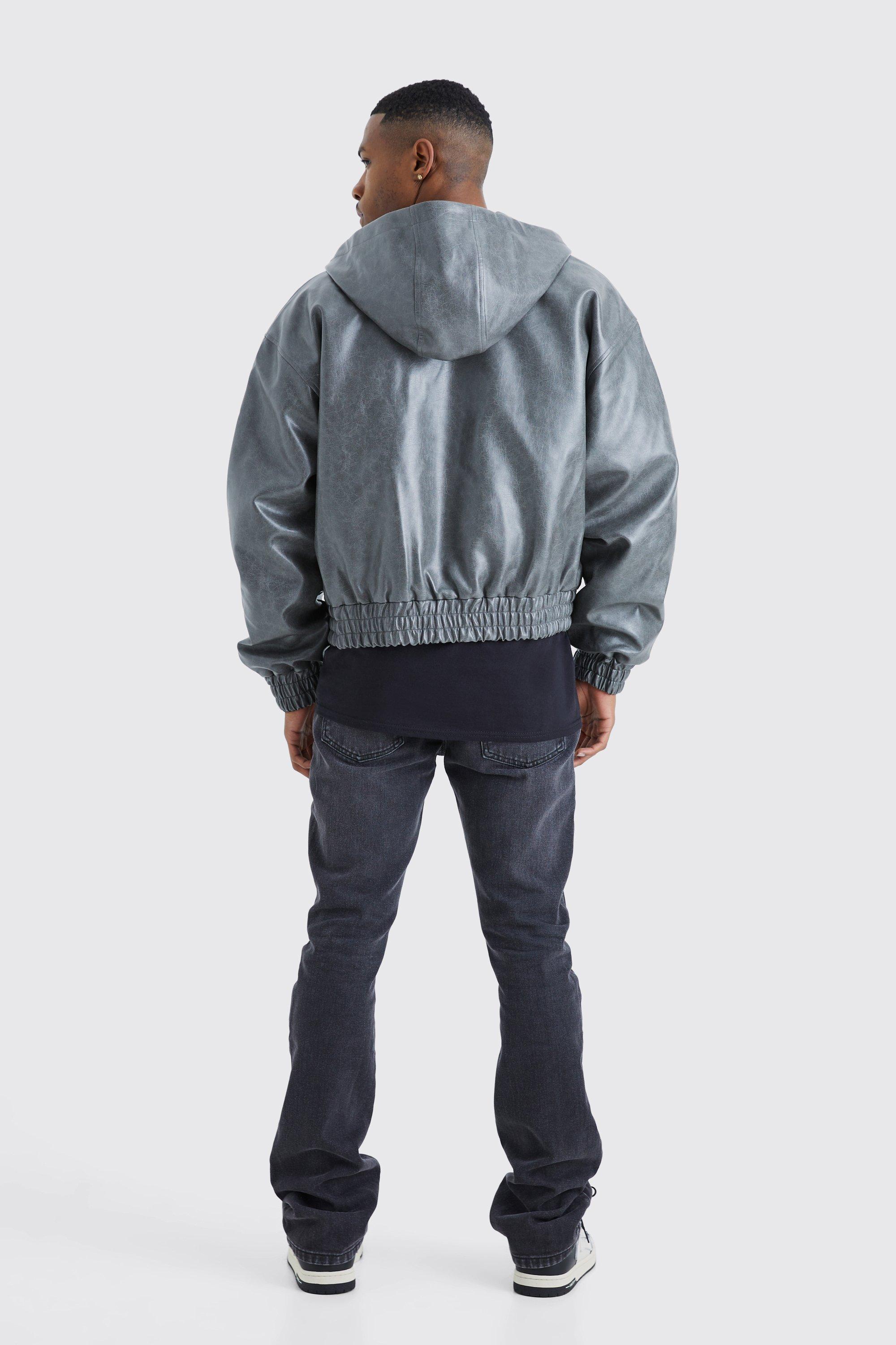 Fear of god on sale satin hooded bomber